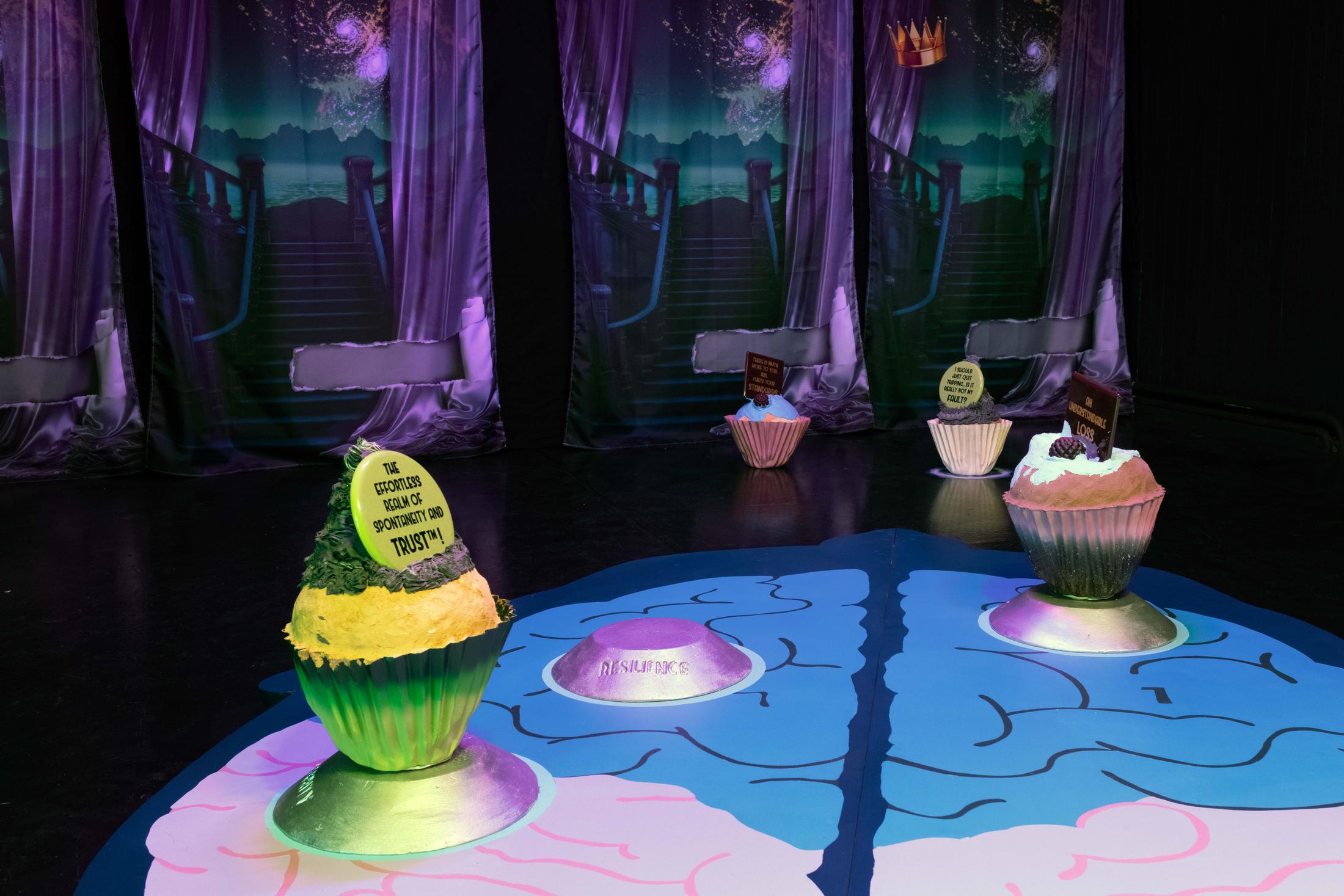 Exhibition View Ilaria Vinci Double Solo Show «Iris IV: Our Last Best Hope and Mind Gamer» at Plymouth Rock and Longtang, Zurich, 2022 / Photo: Flavio Karrer / Courtesy: the artist, Plymouth Rock and Longtang