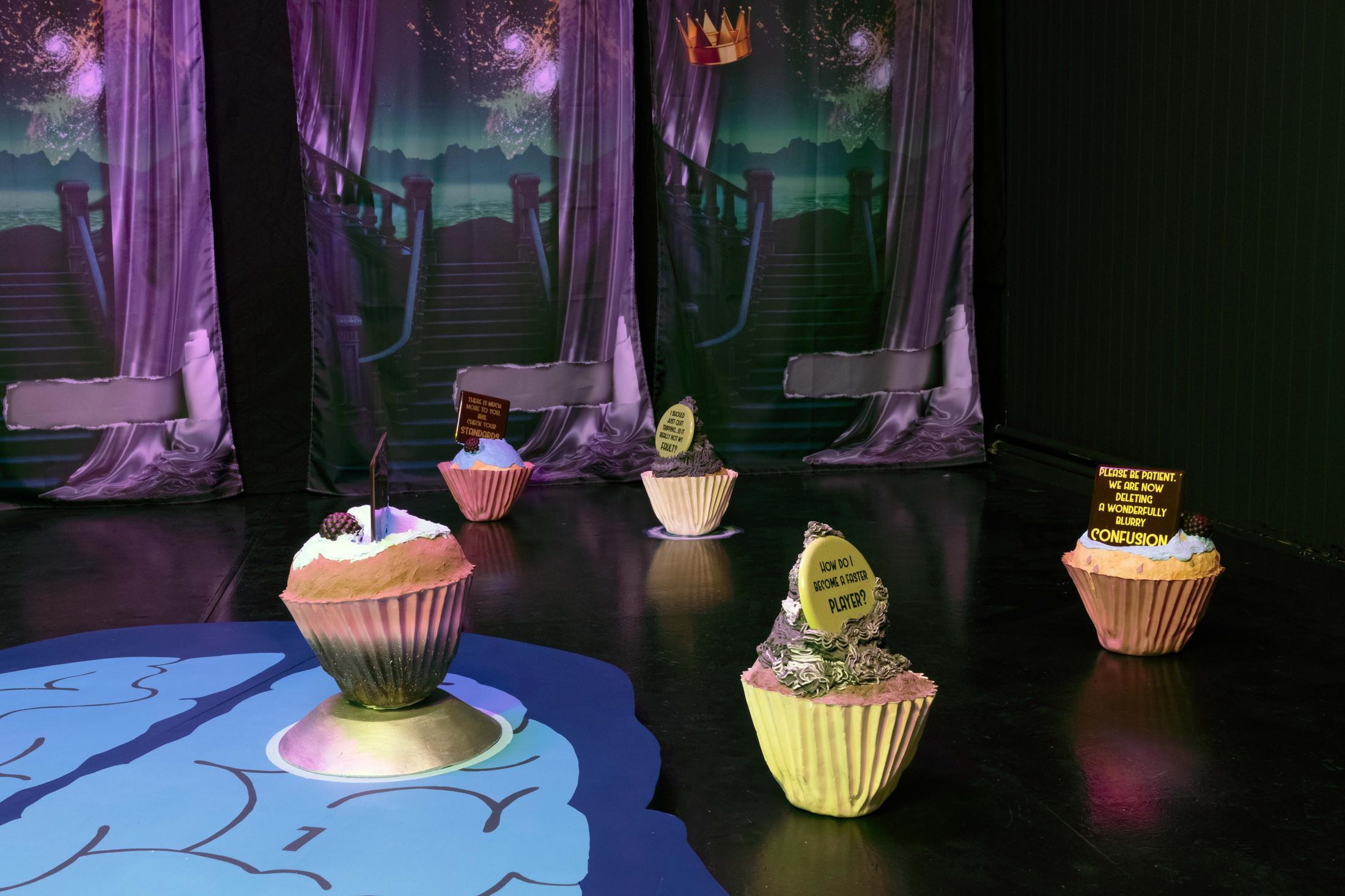 Exhibition View Ilaria Vinci Double Solo Show «Iris IV: Our Last Best Hope and Mind Gamer» at Plymouth Rock and Longtang, Zurich, 2022 / Photo: Flavio Karrer / Courtesy: the artist, Plymouth Rock and Longtang