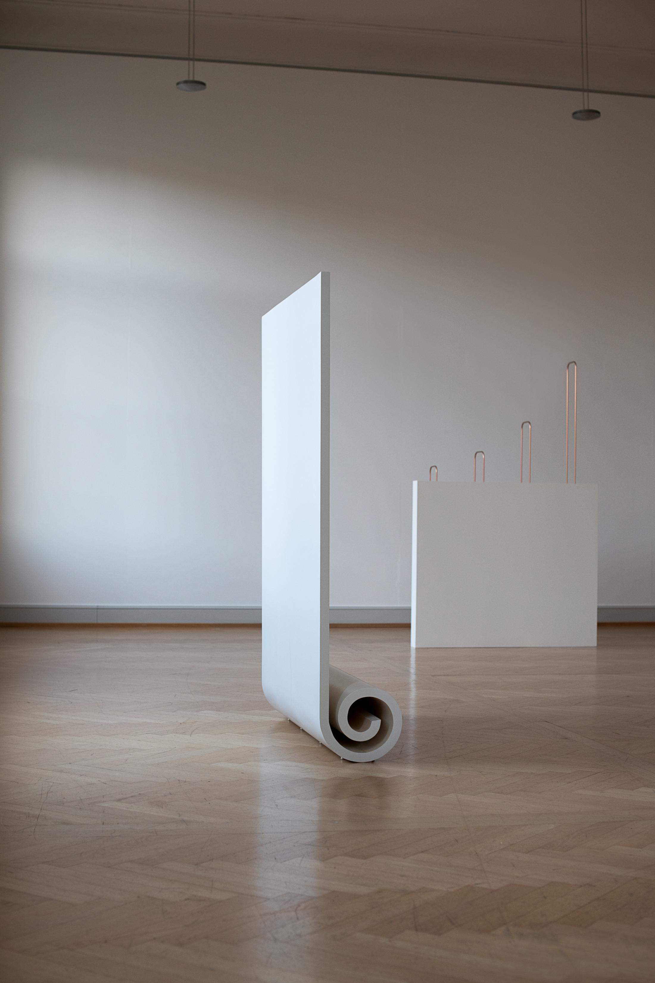 Exhibition View Iman Issa Soloshow «Surrogates» at Kunstmuseum St. Gallen, St. Gallen, 2019 / Photo: Sebastian Stadler