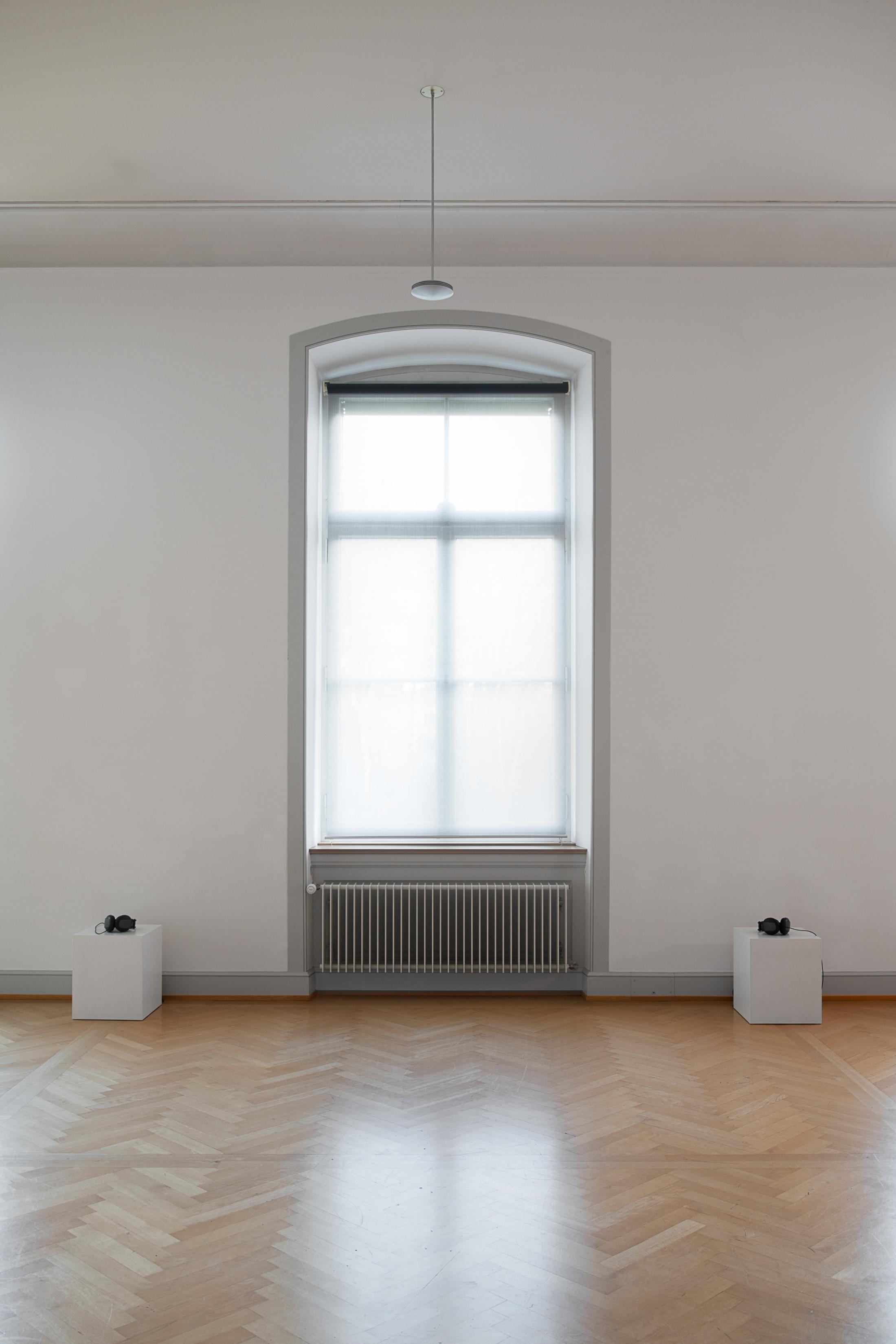 Exhibition View Iman Issa Soloshow «Surrogates; view on The Revolutionary, 2011» at Kunstmuseum St. Gallen, St. Gallen, 2019 / Photo: Sebastian Stadler