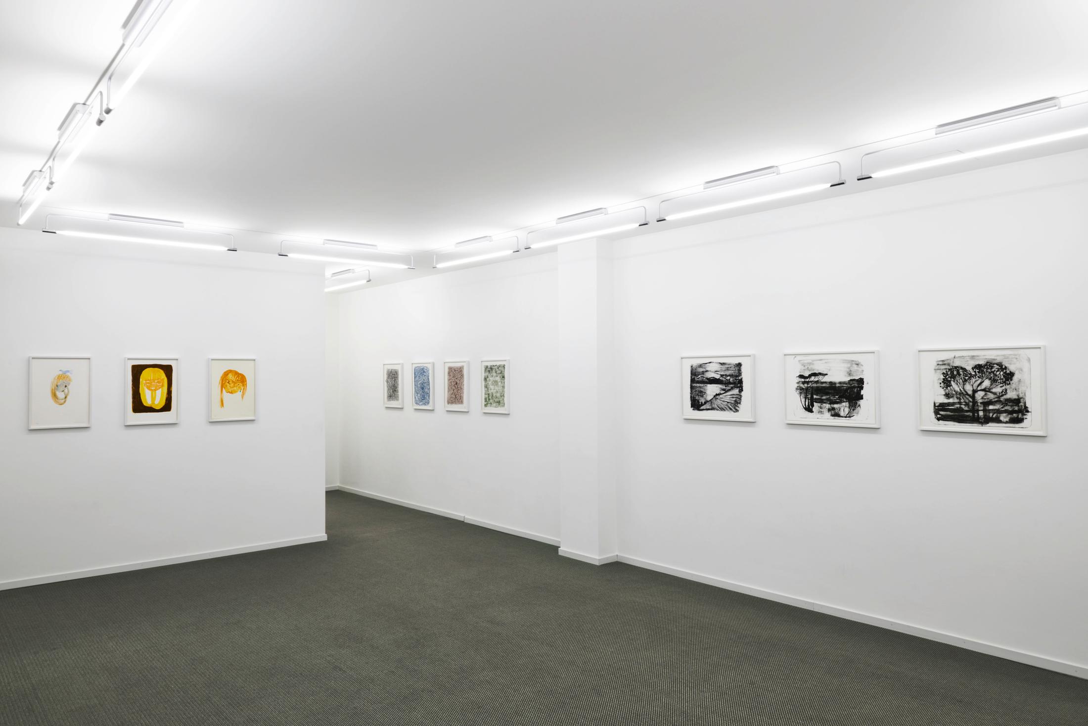Exhibition View Groupshow «Intaglio and Lithography: Works on Paper» at Edition VFO, Zurch, 2020 / Photo: Sabina Bosch / Courtesy: the artists and Edition VFO