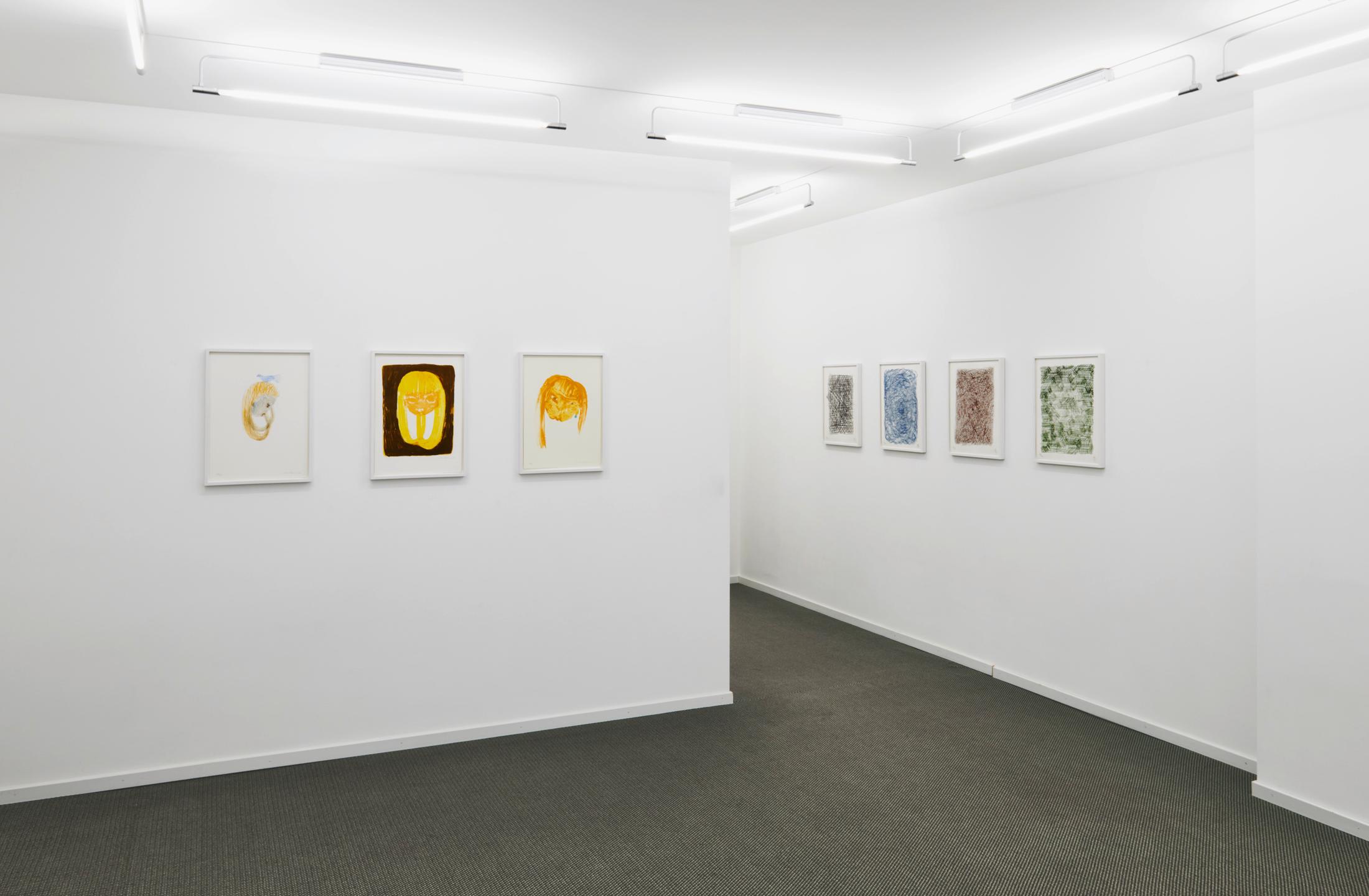 Exhibition View Groupshow «Intaglio and Lithography: Works on Paper; view on Leiko Ikemura and Richard Deacon» at Edition VFO, Zurch, 2020 / Photo: Sabina Bosch / Courtesy: the artists and Edition VFO