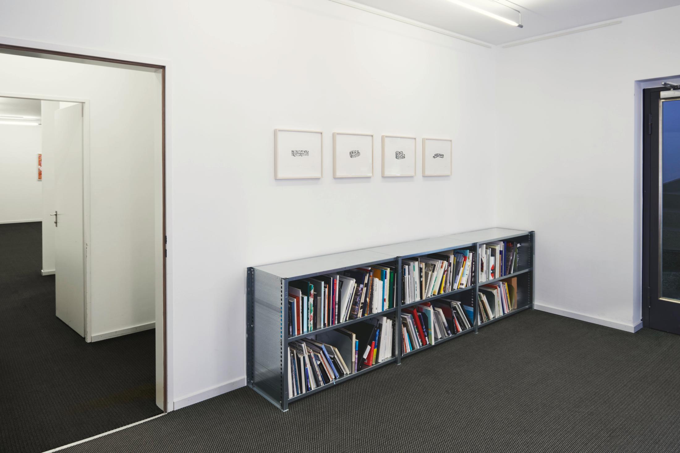 Exhibition View Groupshow «Intaglio and Lithography: Works on Paper; view on Francisco Sierra» at Edition VFO, Zurch, 2020 / Photo: Sabina Bosch / Courtesy: the artists and Edition VFO