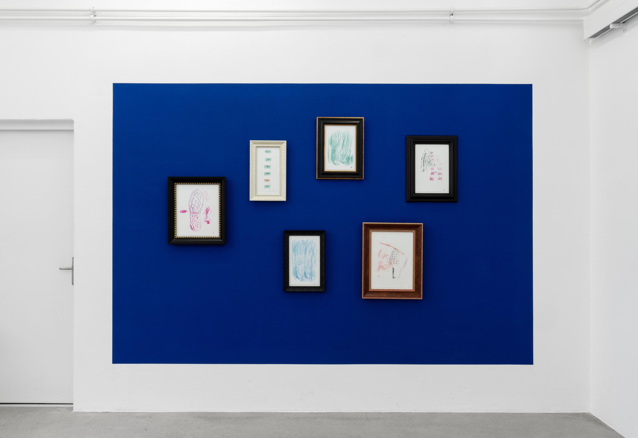 Exhibition View Solo presentation by Tobias Kaspar «Rented Life» at Edition VFO, Zurch, 2020 / Photo: Sabina Bosch / Courtesy: the artist and Edition VFO