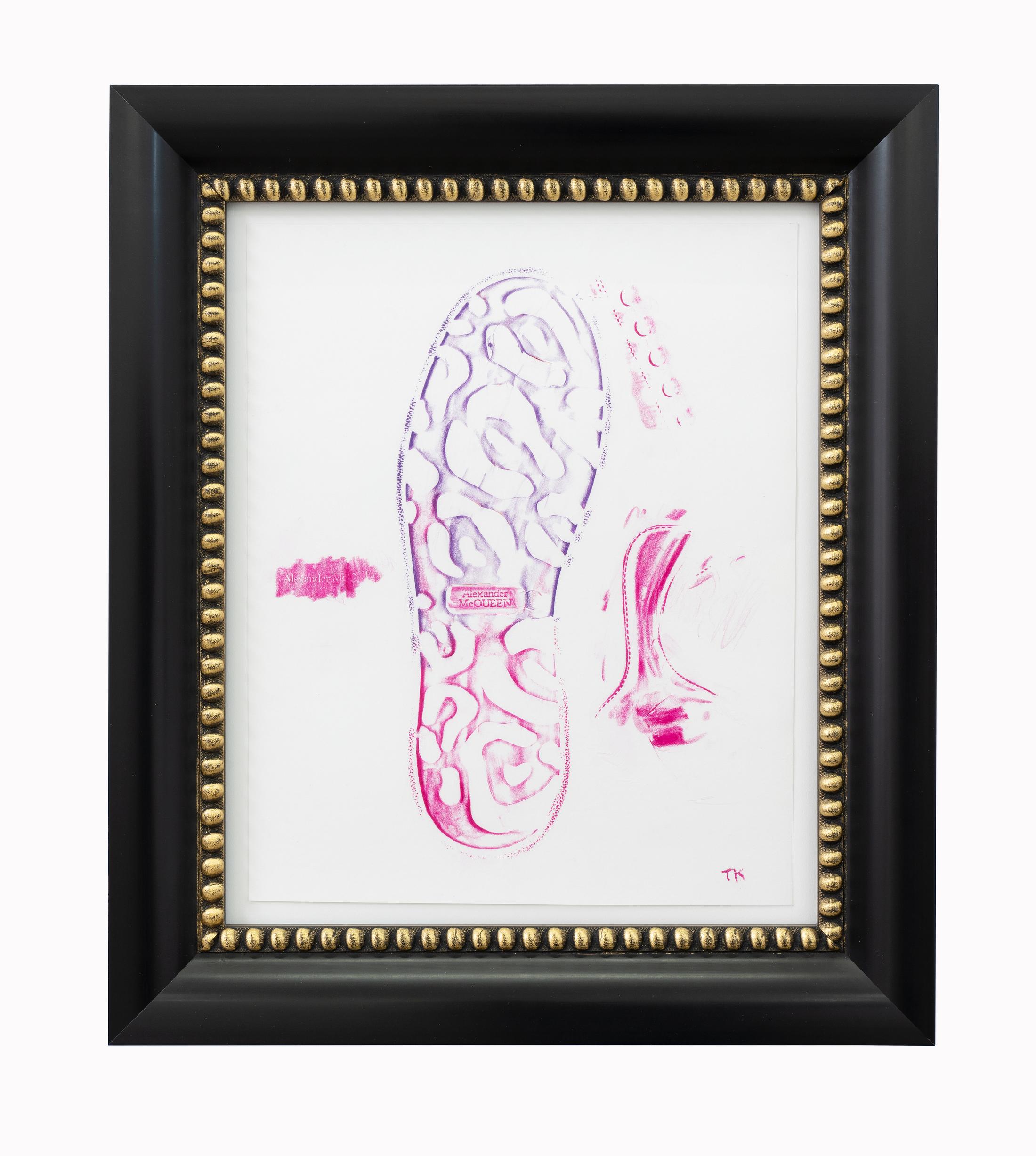 Exhibition View Solo presentation by Tobias Kaspar «Rented Life; view on Tobias Kaspar, Alexander Mc Queen, 2020» at Edition VFO, Zurch, 2020 / Photo: Sabina Bosch / Courtesy: the artist and Edition VFO