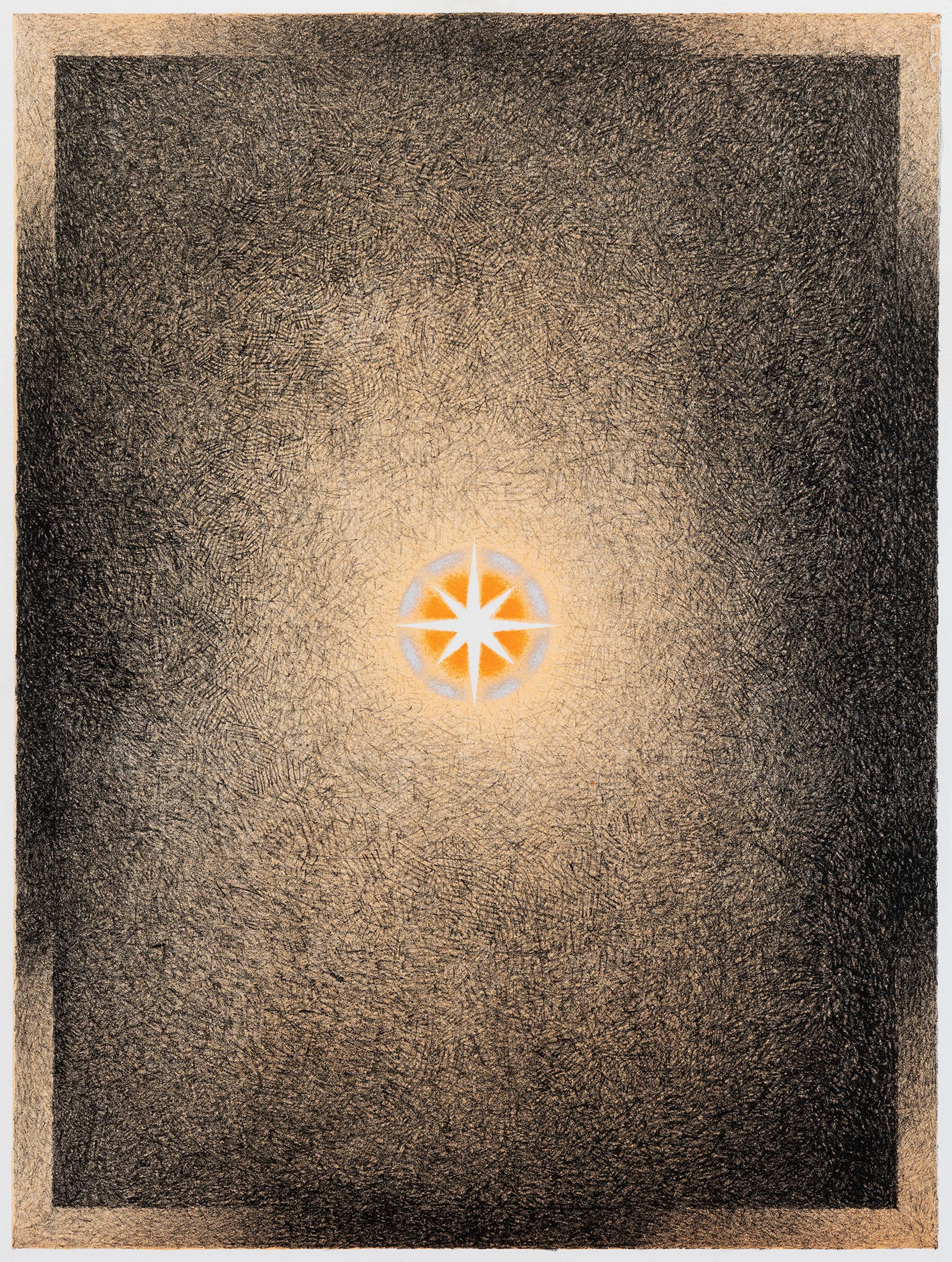 Exhibition View Groupshow «Intaglio and Lithography: Works on Paper; view on Caroline Bachmann, Sirius A, 2020» at Edition VFO, Zurch, 2020 / Photo: Sabina Bosch / Courtesy: the artists and Edition VFO