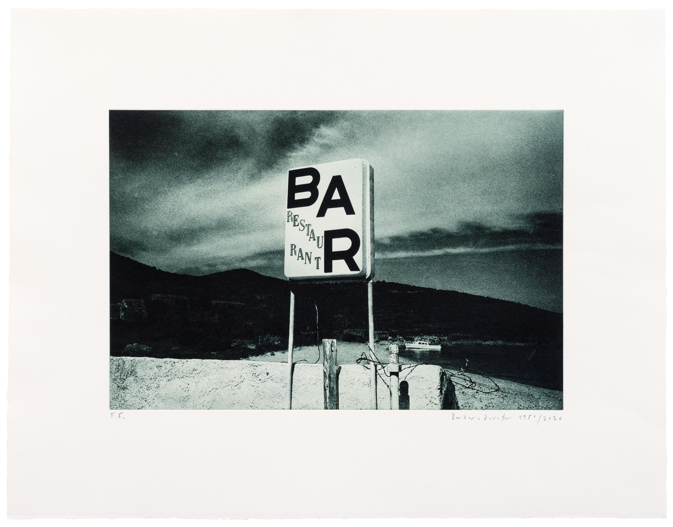 Exhibition View Groupshow «Intaglio and Lithography: Works on Paper; view on Barbara Davatz, Bar, 2020» at Edition VFO, Zurch, 2020 / Photo: Sabina Bosch / Courtesy: the artists and Edition VFO