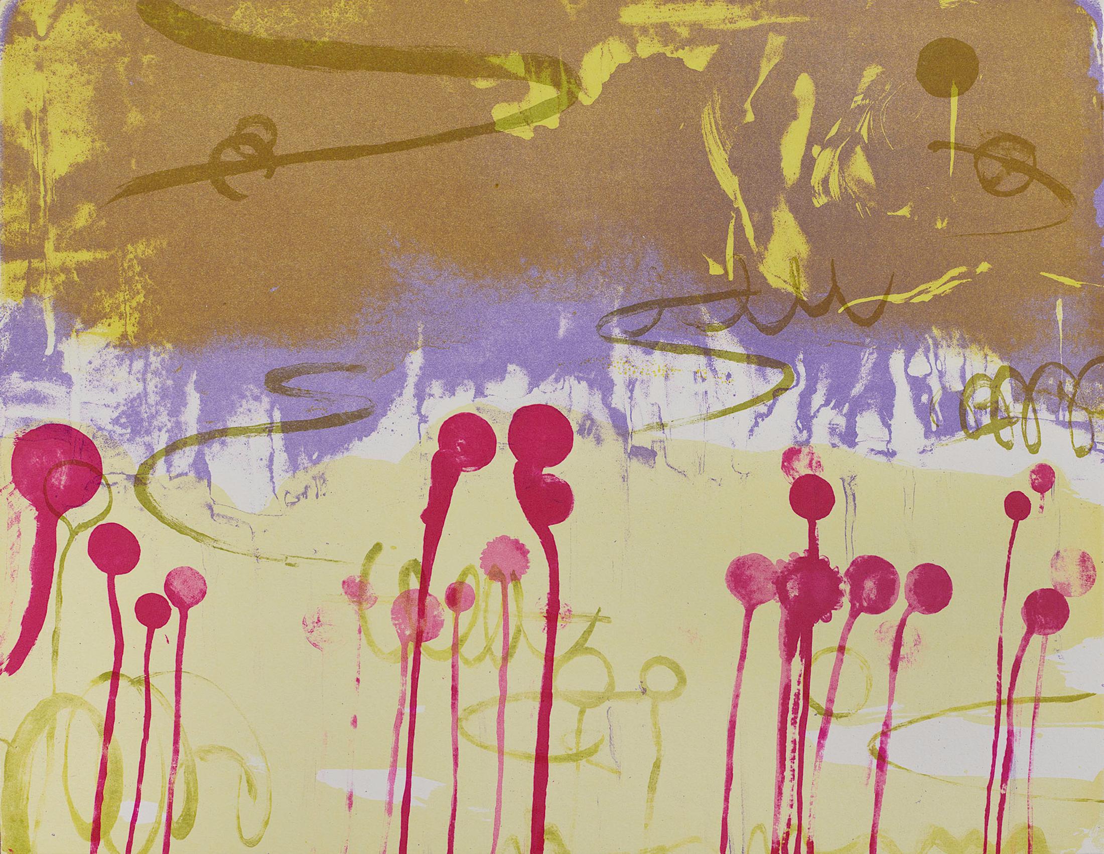 Exhibition View Groupshow «Intaglio and Lithography: Works on Paper; view on Rebekka Steiger, Untitled 1, 2019» at Edition VFO, Zurch, 2020 / Photo: Sabina Bosch / Courtesy: the artists and Edition VFO