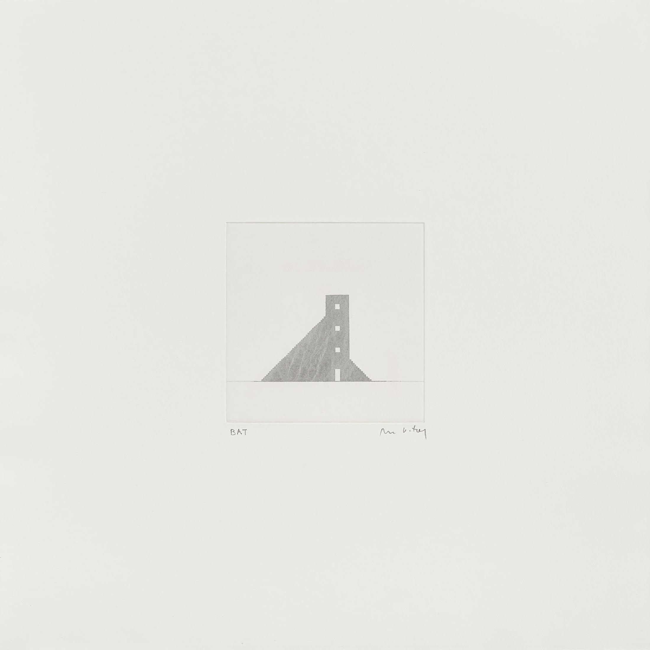 Exhibition View Groupshow «Intaglio and Lithography: Works on Paper; view on Not Vital, House to Watch the Sunset, 2020» at Edition VFO, Zurch, 2020 / Photo: Sabina Bosch / Courtesy: the artists and Edition VFO