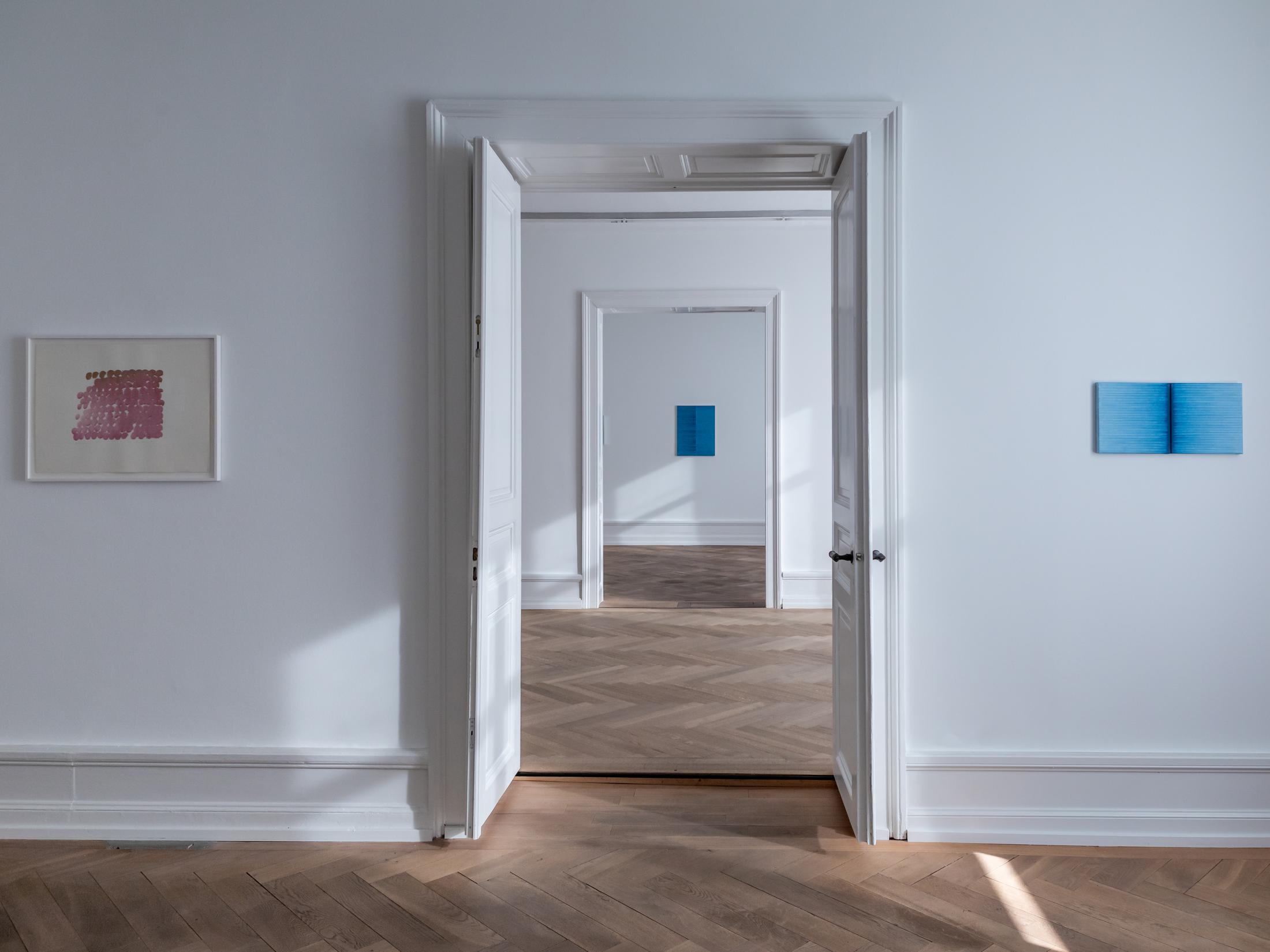 Exhibition View Irma Blank Solo Show «Works 1970 - 2018» at Mai 36, Zurich, 2022 / Photo: Céline Hess / Courtesy: the artist and Mai 36