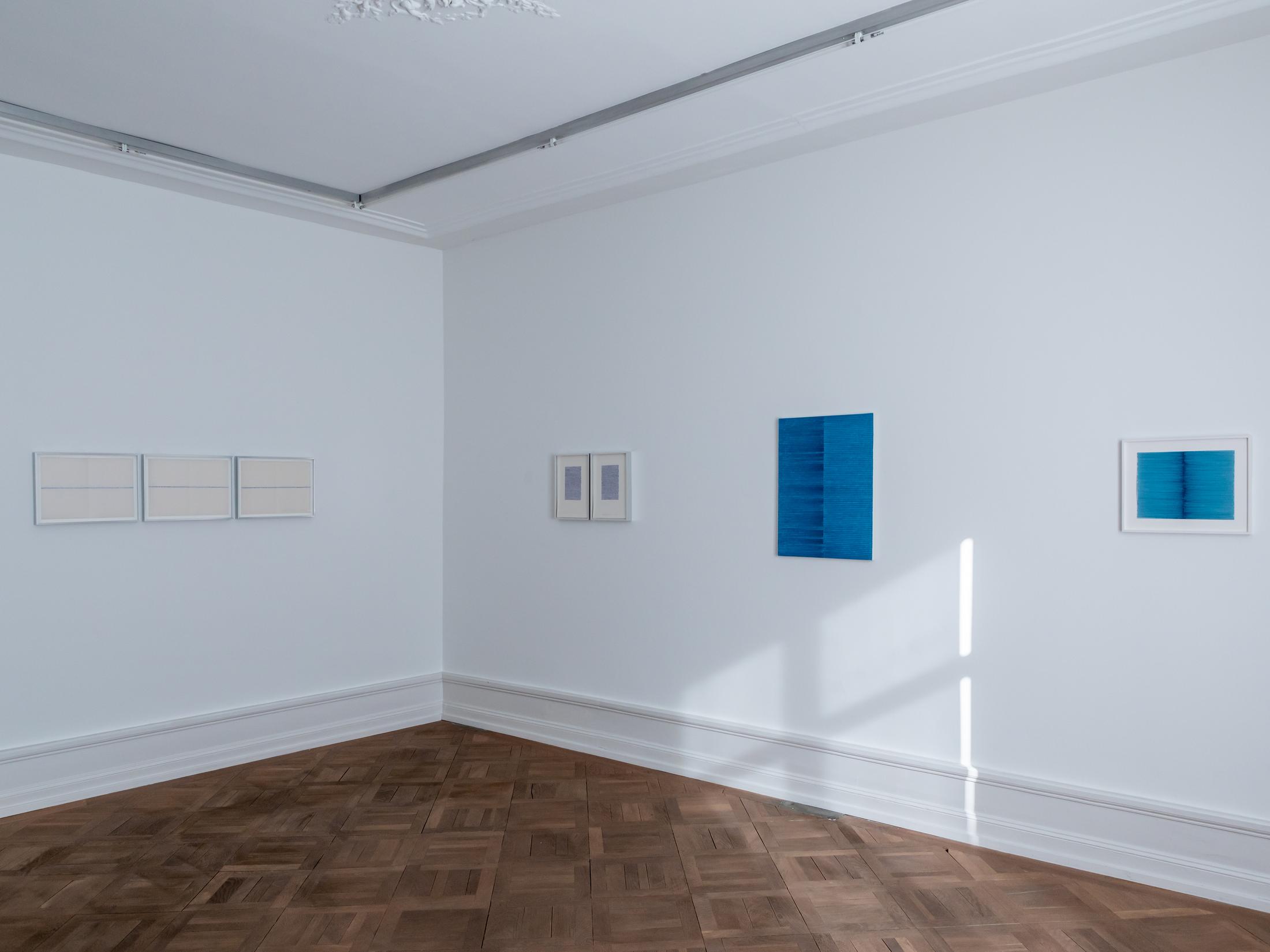 Exhibition View Irma Blank Solo Show «Works 1970 - 2018» at Mai 36, Zurich, 2022 / Photo: Céline Hess / Courtesy: the artist and Mai 36