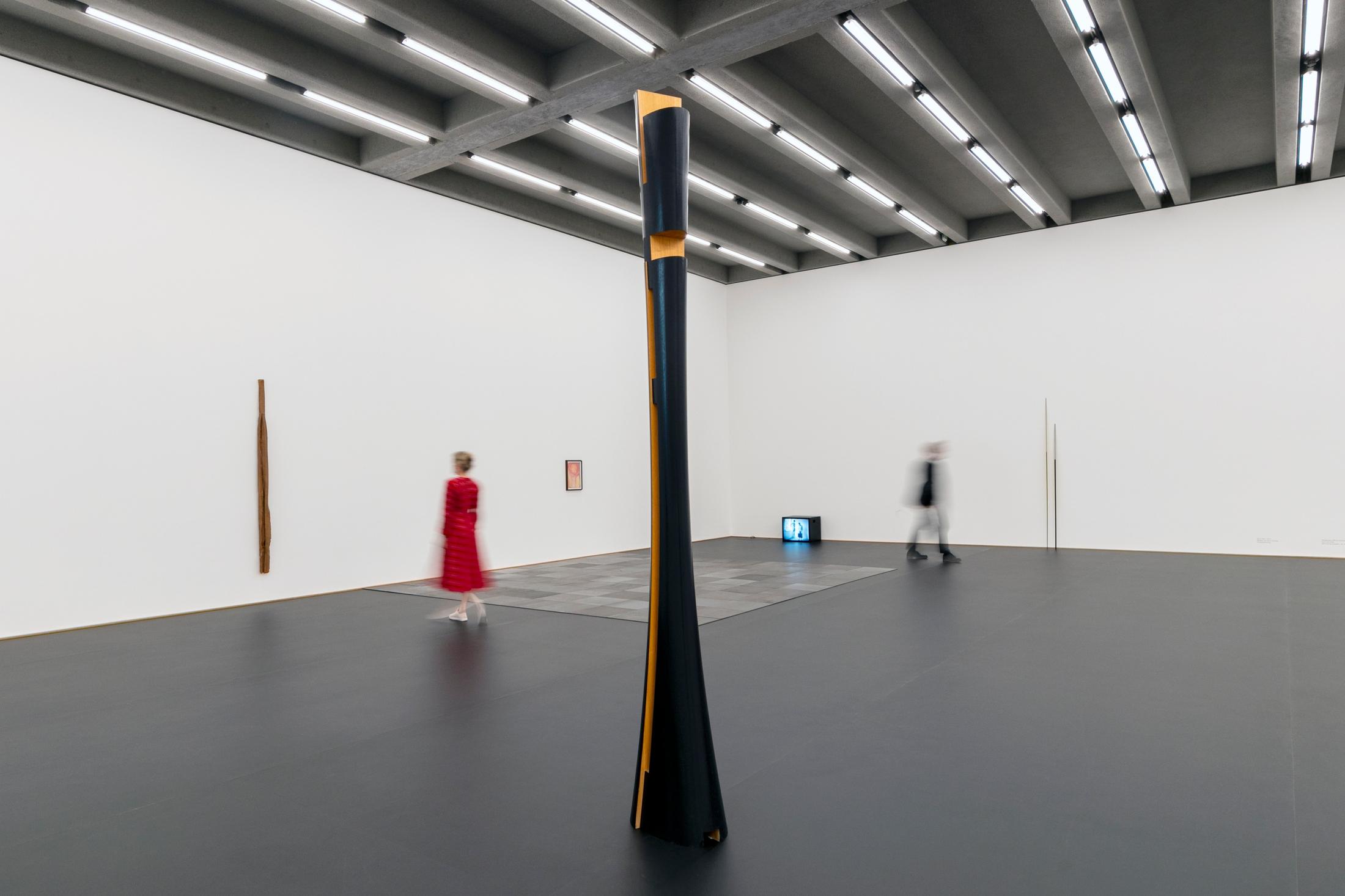 Exhibition View Isa Genzken Solo Show «Works from 1973 to 1983» at Kunstmuseum Basel, Basel, 2020 / Photo: Julian Salinas, © ProLitteris, Zurich / Courtesy: the artist and Kunstmuseum Basel