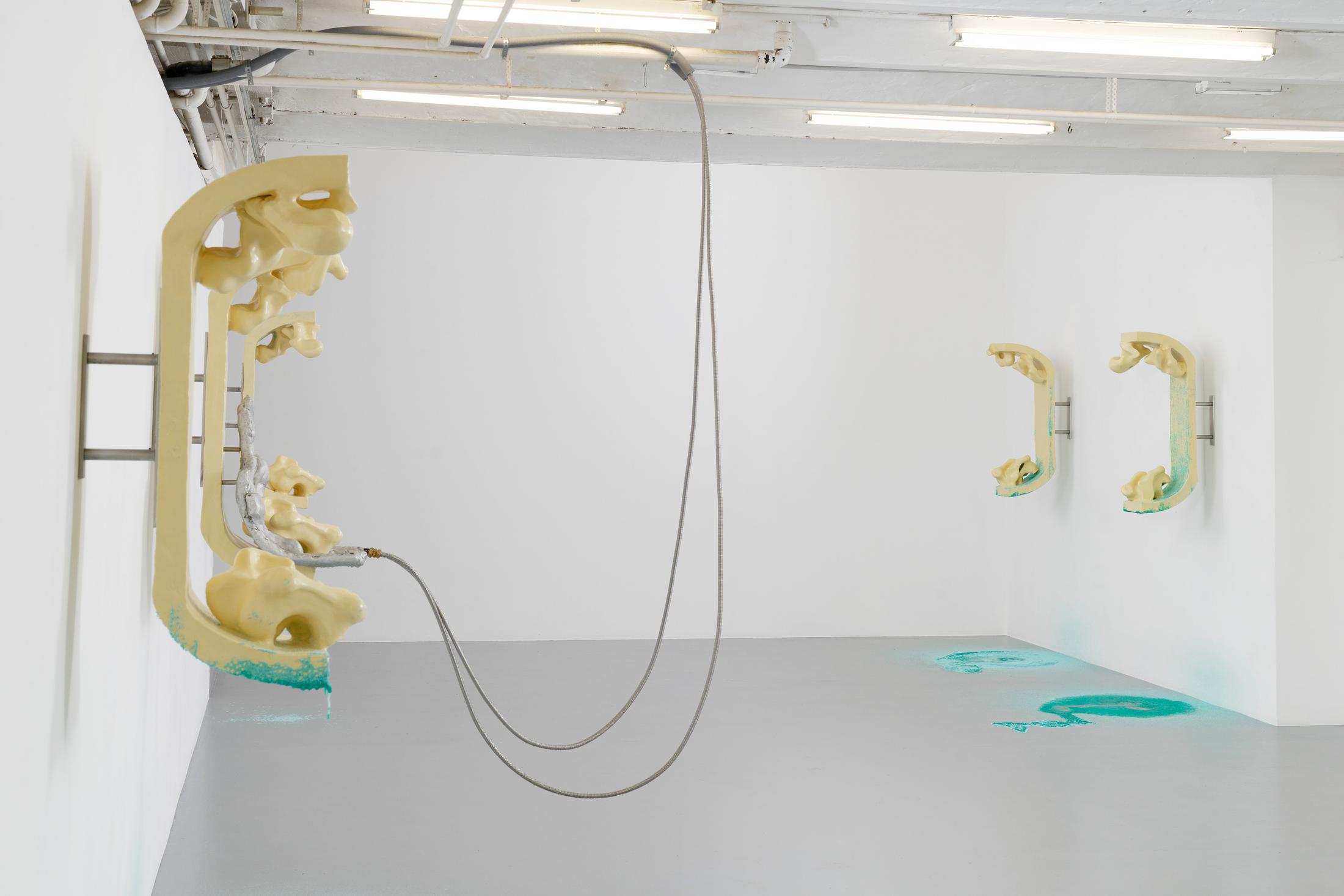 Exhibition View Isabelle Andriessen Solo Show «Bunk» at CAN Centre d'art Neuchâtel, 2021 / Photo: Aurélien Mole / Courtesy: the artist and CAN