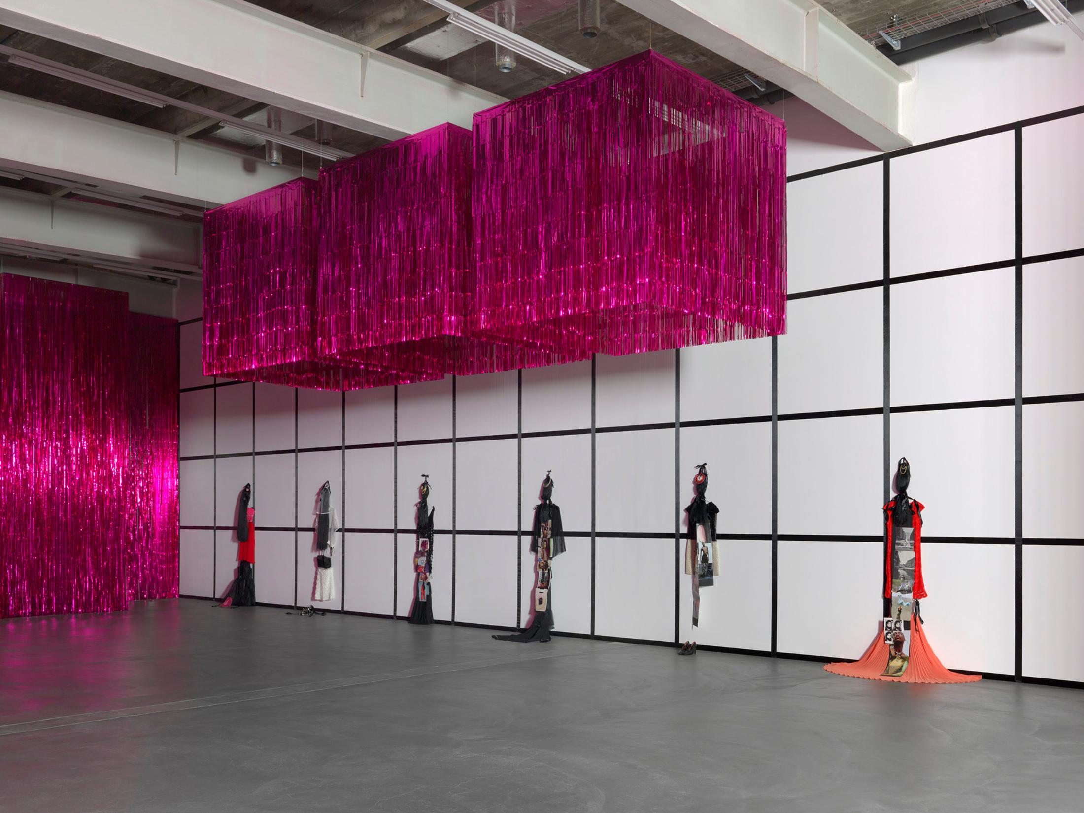 Exhibition View Jacqueline Fraser Solo Show «The Making of Maria by Callas» at Kunsthalle Zürich, Zurich, 2020 / Photo: Annik Wetter / Courtesy: the artist and Kunsthalle Zürich