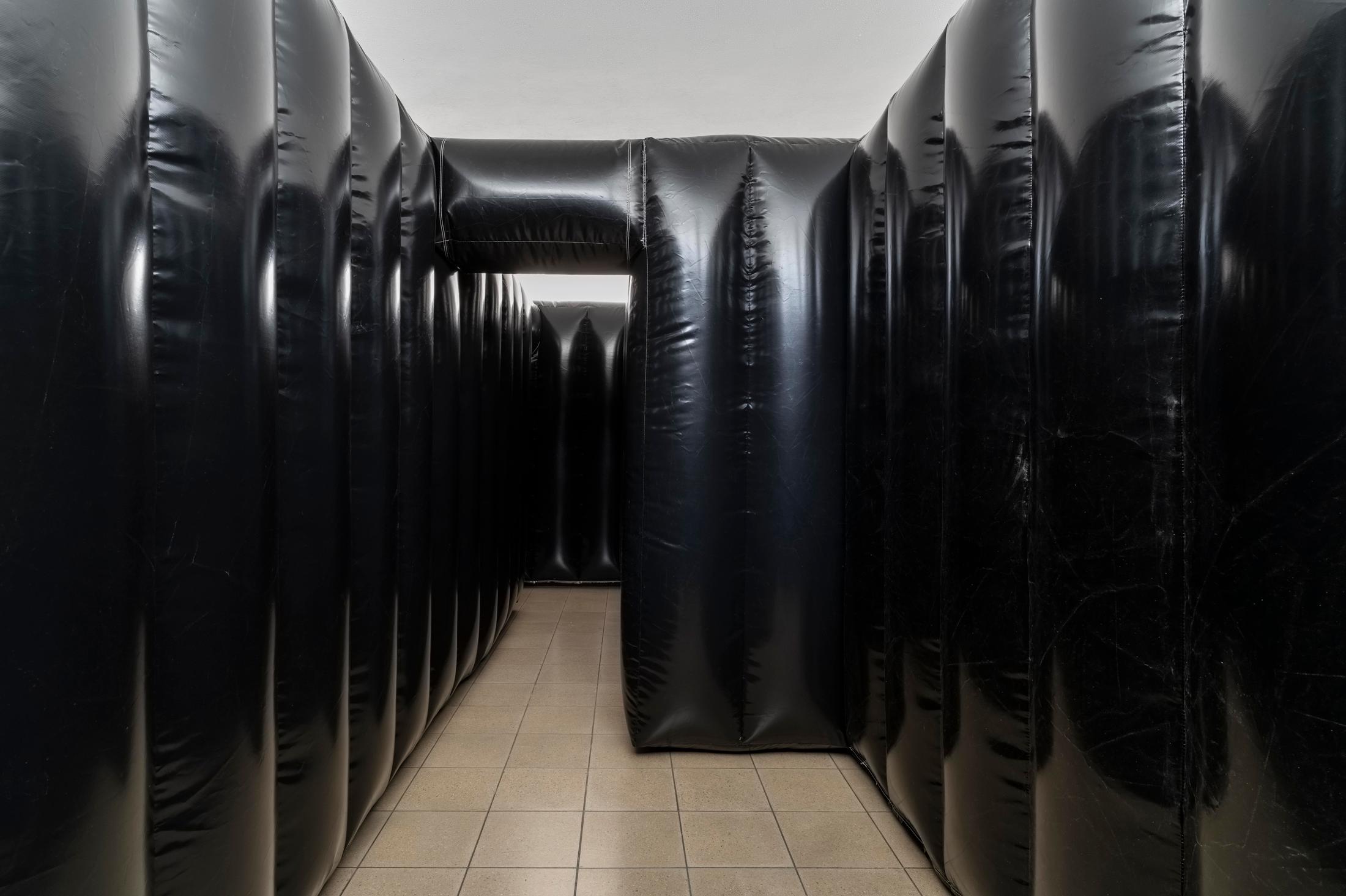 Exhibition View Jan Vorisek Soloshow «Collapse Poem; view on Devotion Strategy, 2020» at Kunsthaus Glarus, Glarus, 2020 / Photo: Gunnar Meier / Courtesy: the artist and Galerie Bernhard, Zurich