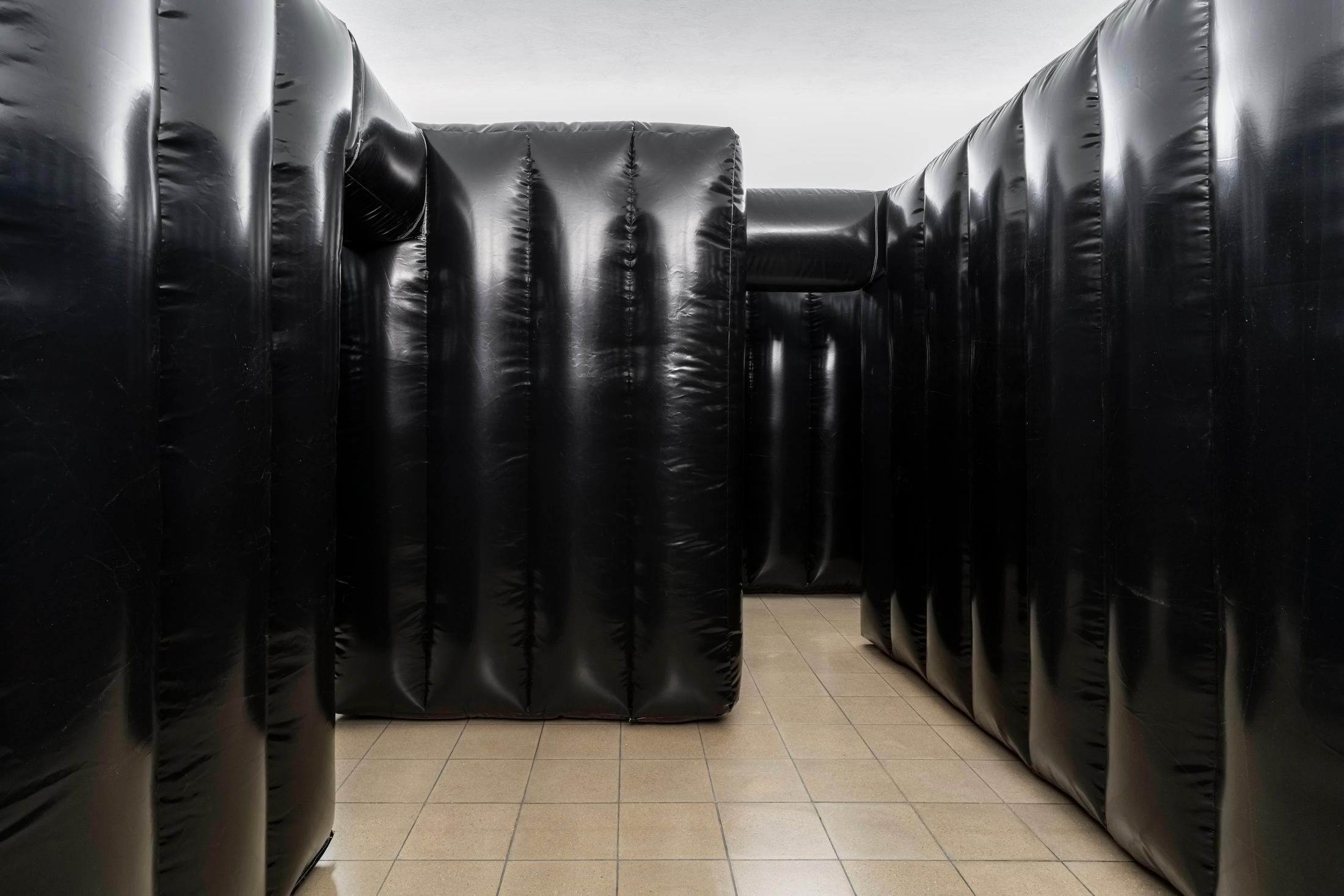 Exhibition View Jan Vorisek Soloshow «Collapse Poem; view on Devotion Strategy, 2020» at Kunsthaus Glarus, Glarus, 2020 / Photo: Gunnar Meier / Courtesy: the artist and Galerie Bernhard, Zurich