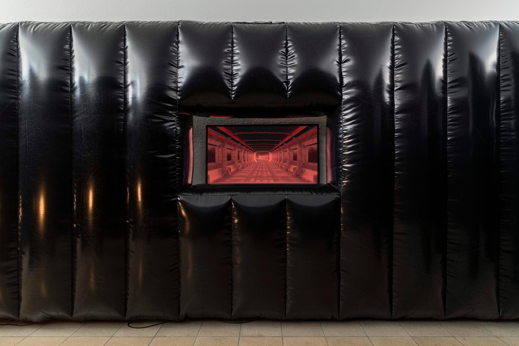 Exhibition View Jan Vorisek Soloshow «Collapse Poem; view on Devotion Strategy, 2020» at Kunsthaus Glarus, Glarus, 2020 / Photo: Gunnar Meier / Courtesy: the artist and Galerie Bernhard, Zurich