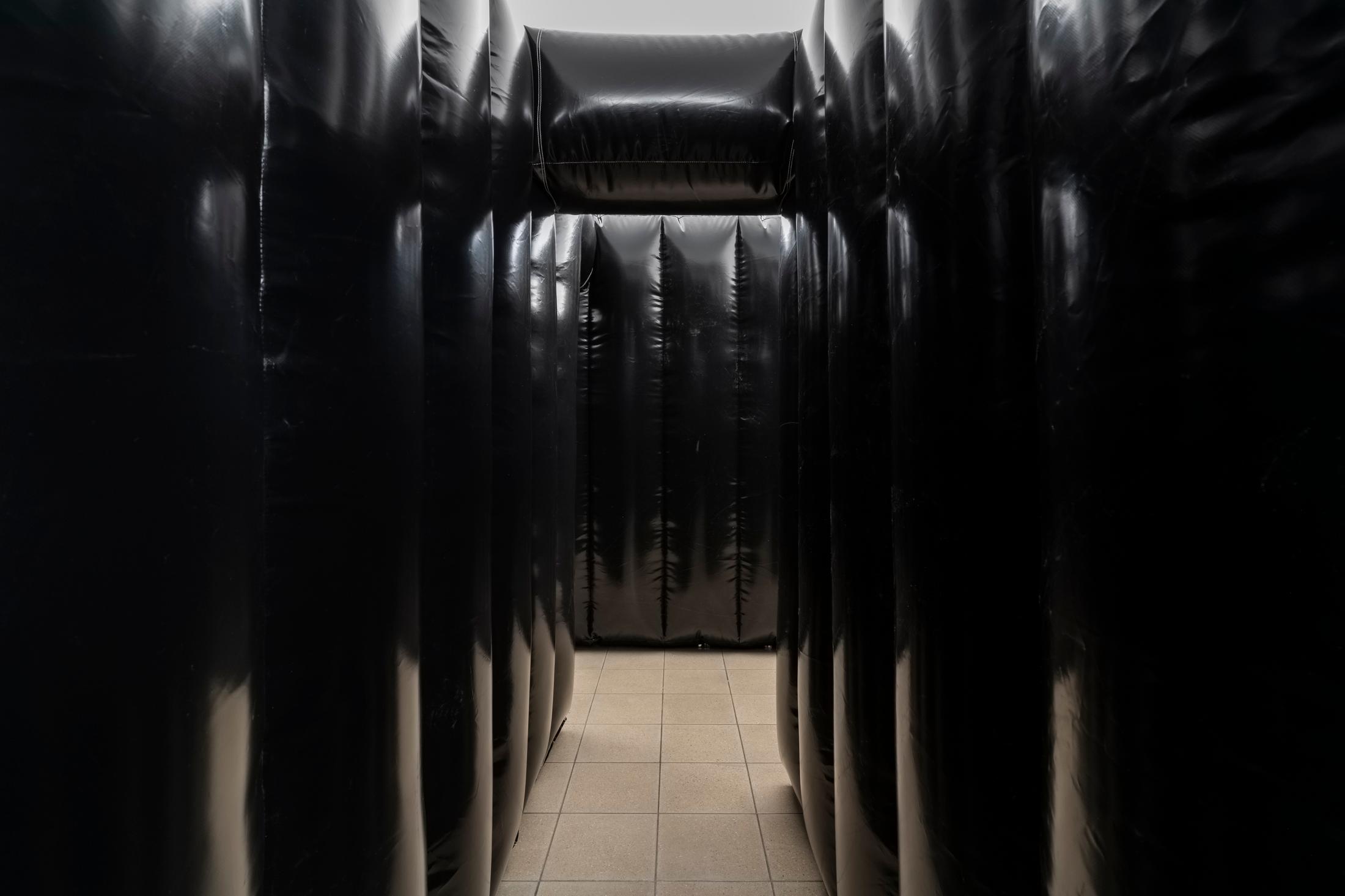 Exhibition View Jan Vorisek Soloshow «Collapse Poem; view on Devotion Strategy, 2020» at Kunsthaus Glarus, Glarus, 2020 / Photo: Gunnar Meier / Courtesy: the artist and Galerie Bernhard, Zurich