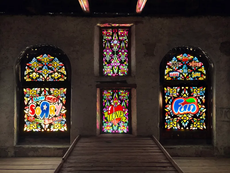 Exhibition View Jani Leinonen Soloshow «CHAPEL OF REMORSE» at Stalla Madulain / Courtesy: the artist and Stalla Madulain