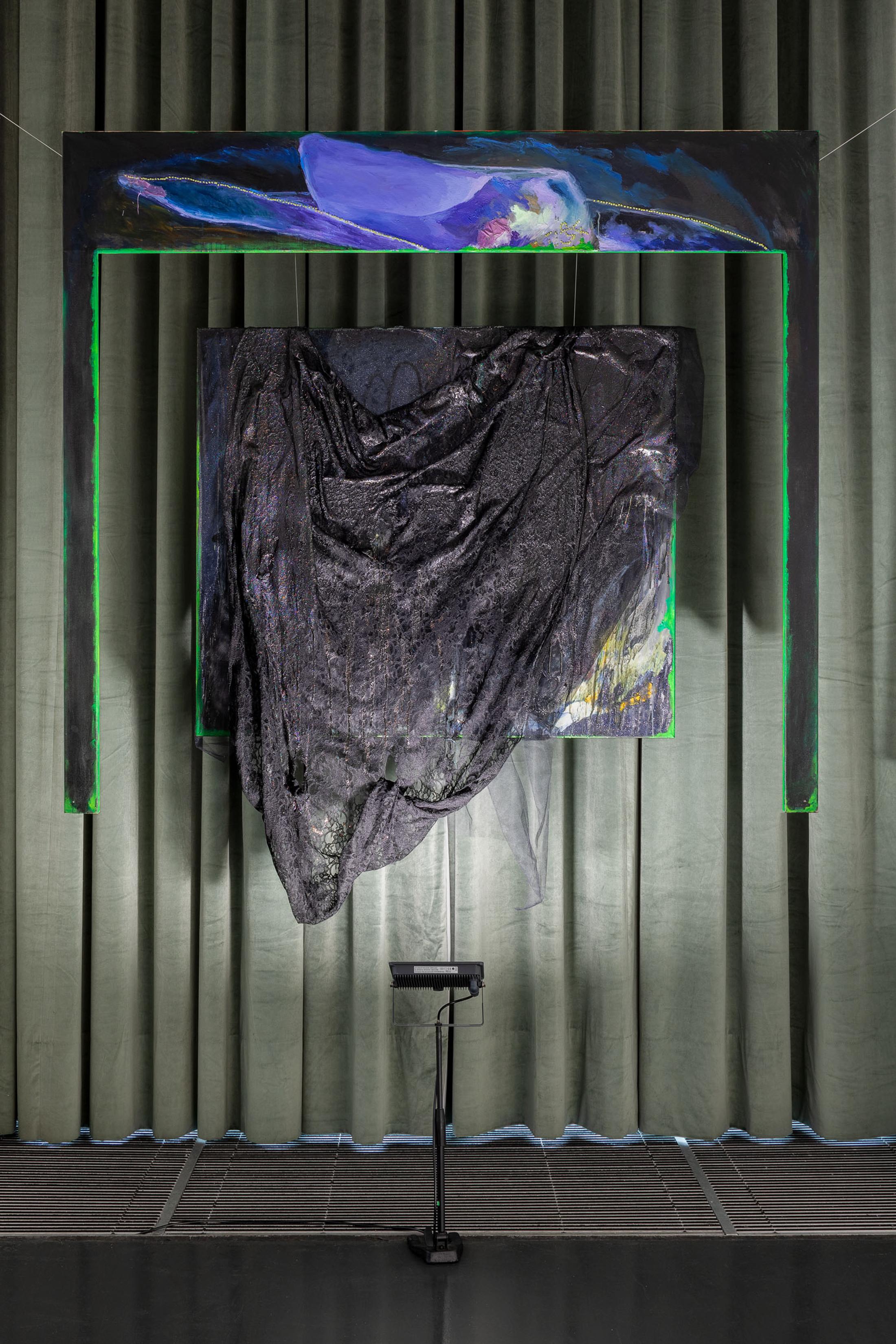 Exhibition View Jasmine Gregory  Solo Show «Mommie dearest» at Istituto Svizzero, Milan, 2022 / Photo: Giulio Boem / Courtesy: the artist and Istituto Svizzero