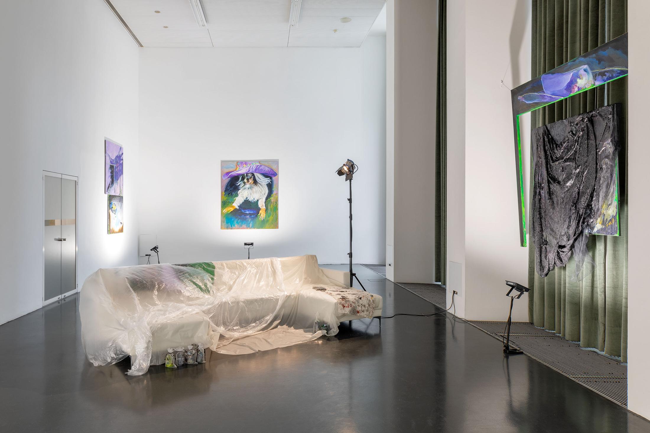 Exhibition View Jasmine Gregory  Solo Show «Mommie dearest» at Istituto Svizzero, Milan, 2022 / Photo: Giulio Boem / Courtesy: the artist and Istituto Svizzero