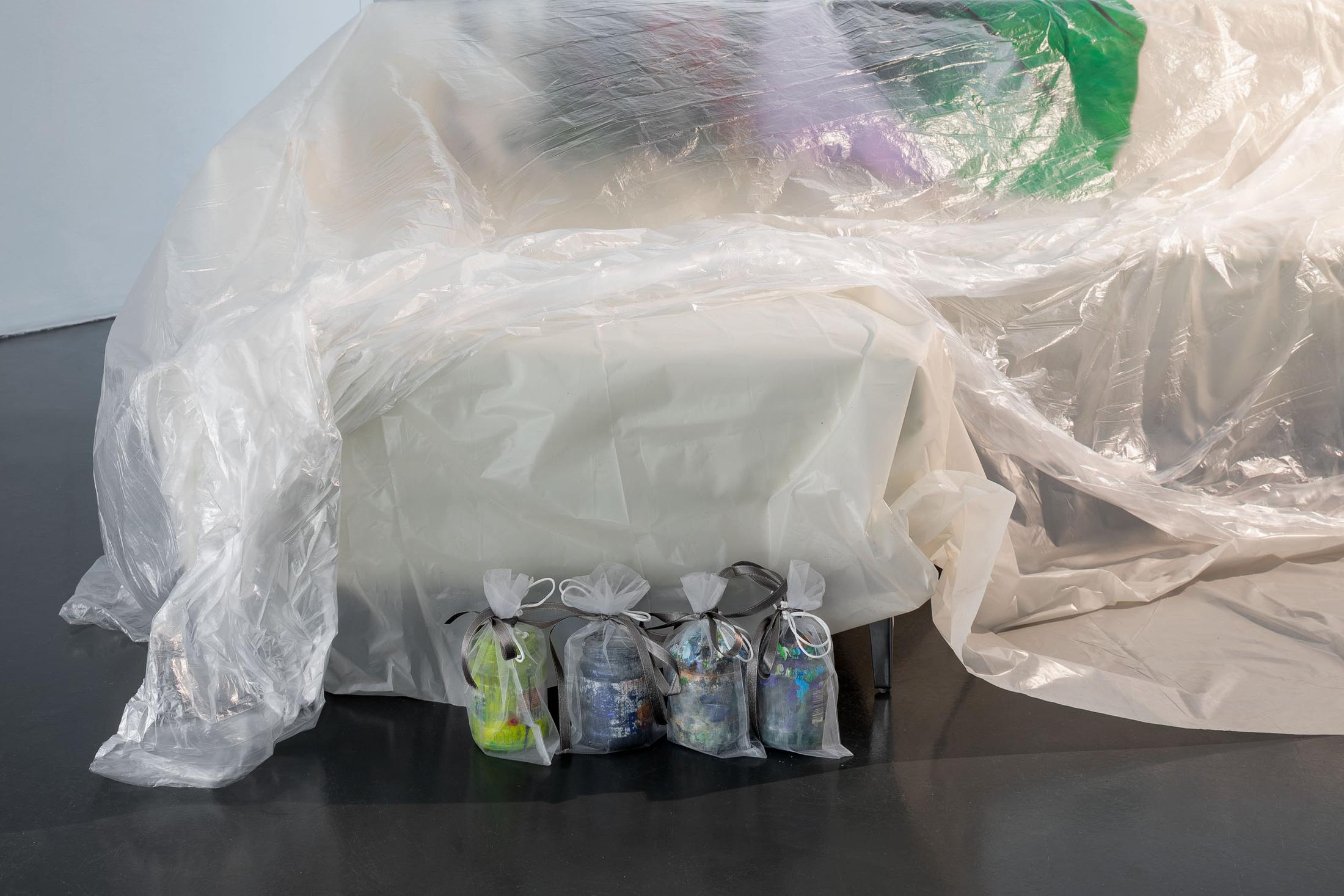 Exhibition View Jasmine Gregory  Solo Show «Mommie dearest» at Istituto Svizzero, Milan, 2022 / Photo: Giulio Boem / Courtesy: the artist and Istituto Svizzero