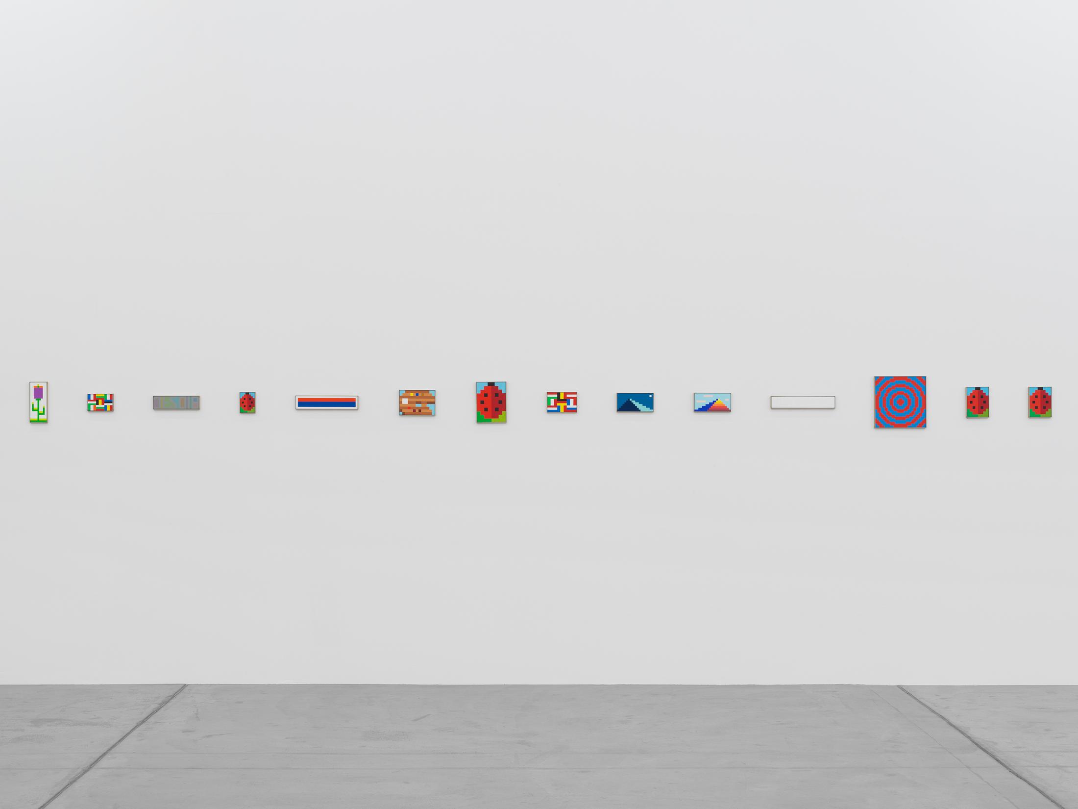 Exhibition View Jean-Frédéric Schnyder Soloshow at Galerie Eva Presenhuber, Zurich, 2019 / Photo: Stefan Altenburger; © Jean-Frédéric Schnyder / Courtesy the artist and Galerie Eva Presenhuber, Zurich / New York