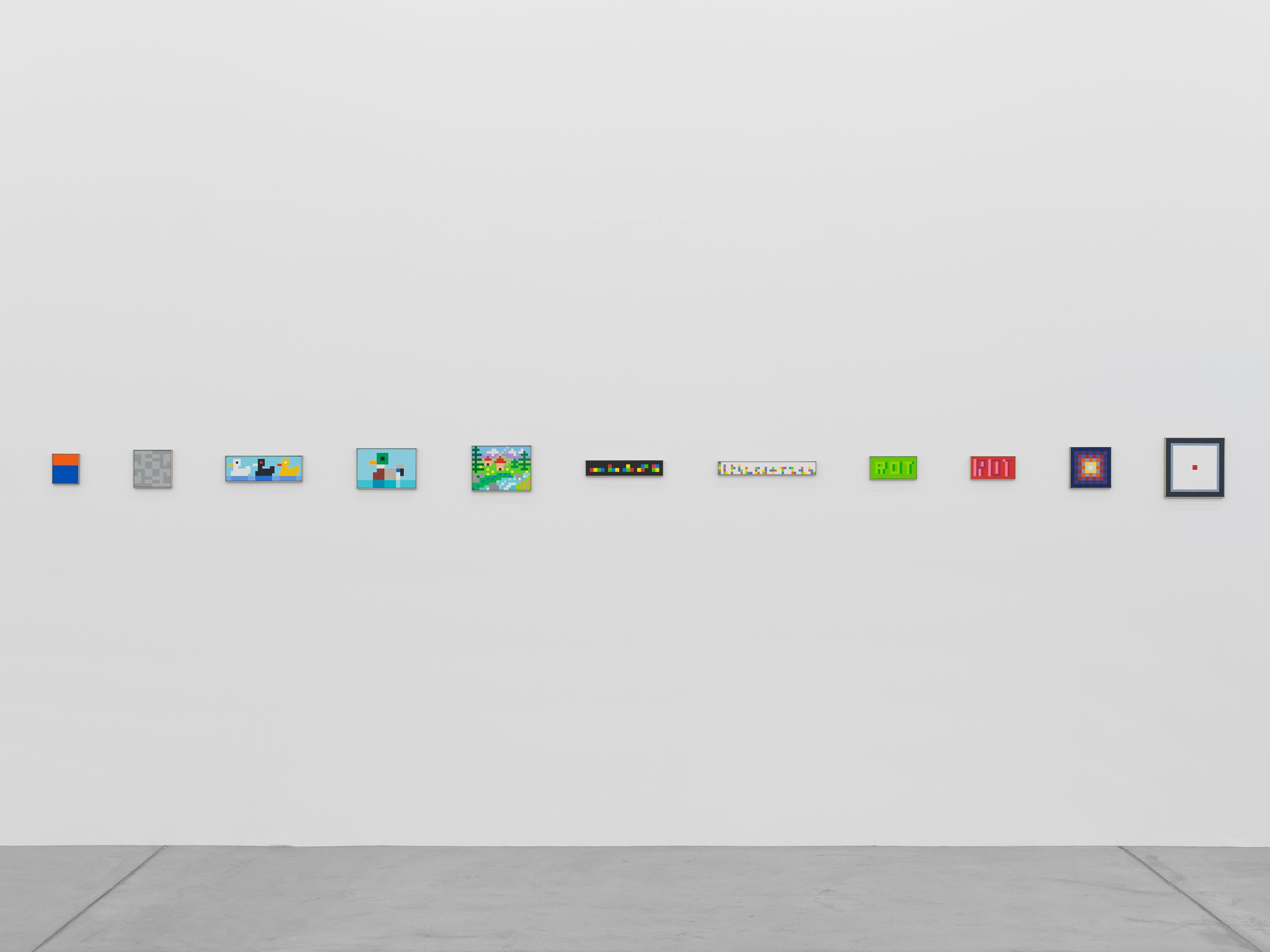 Exhibition View Jean-Frédéric Schnyder Soloshow at Galerie Eva Presenhuber, Zurich, 2019 / Photo: Stefan Altenburger; © Jean-Frédéric Schnyder / Courtesy the artist and Galerie Eva Presenhuber, Zurich / New York