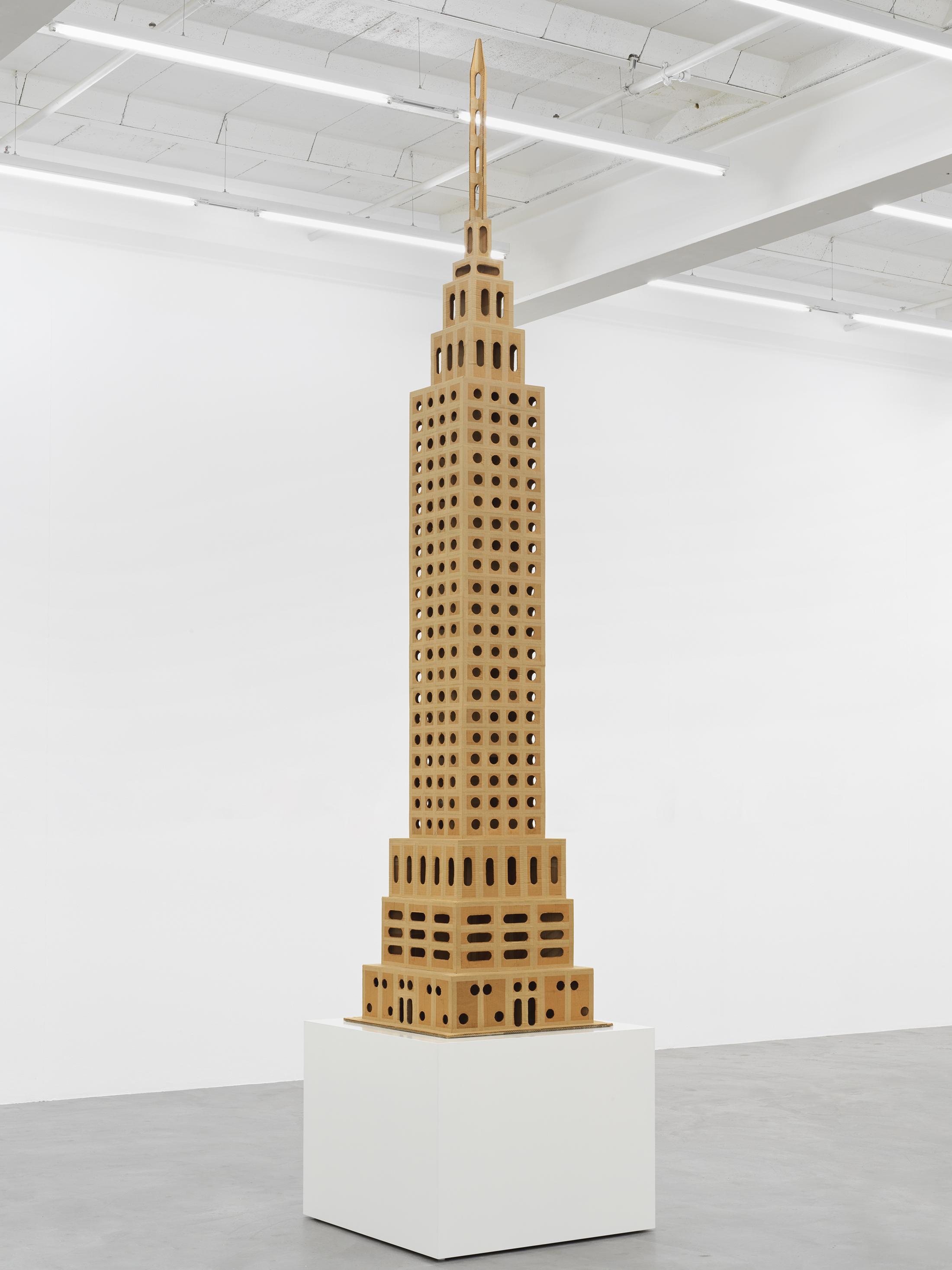 Exhibition View Jean-Frédéric Schnyder Soloshow (view on Jean-Frédéric Schnyder, DO NOT DROP OR TURN UPSIDE DOWN REUSE OF THIS BOX IS PROHIBITED - BY LAW (Typ A / Typ B) HANDLE WITH CARE KEEP AT 58°F OR 14°C (detail), 2012) at Galerie Eva Presenhuber, Zurich, 2019 / Photo: Stefan Altenburger; © Jean-Frédéric Schnyder / Courtesy the artist and Galerie Eva Presenhuber, Zurich / New York