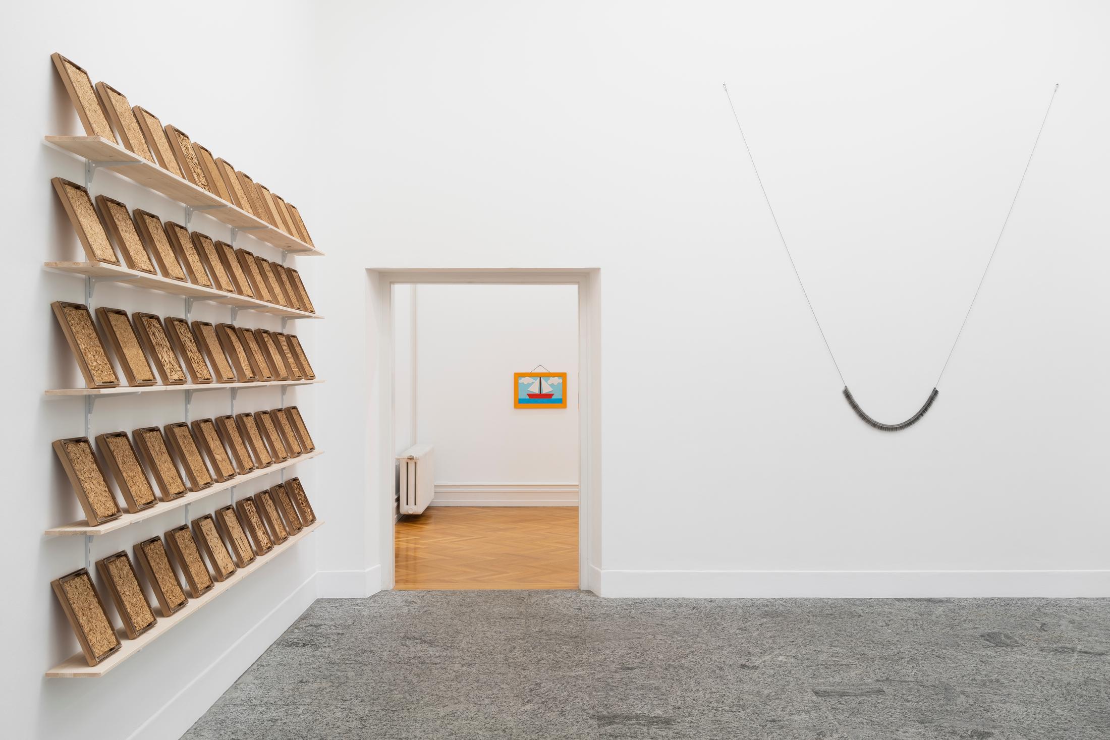 Exhibition View Jean-Frédéric Schnyder Solo Show at Kunsthalle Bern, Berne, 2022 / Photo: Gunnar Meier / Courtesy: the artist and Kunsthalle Bern