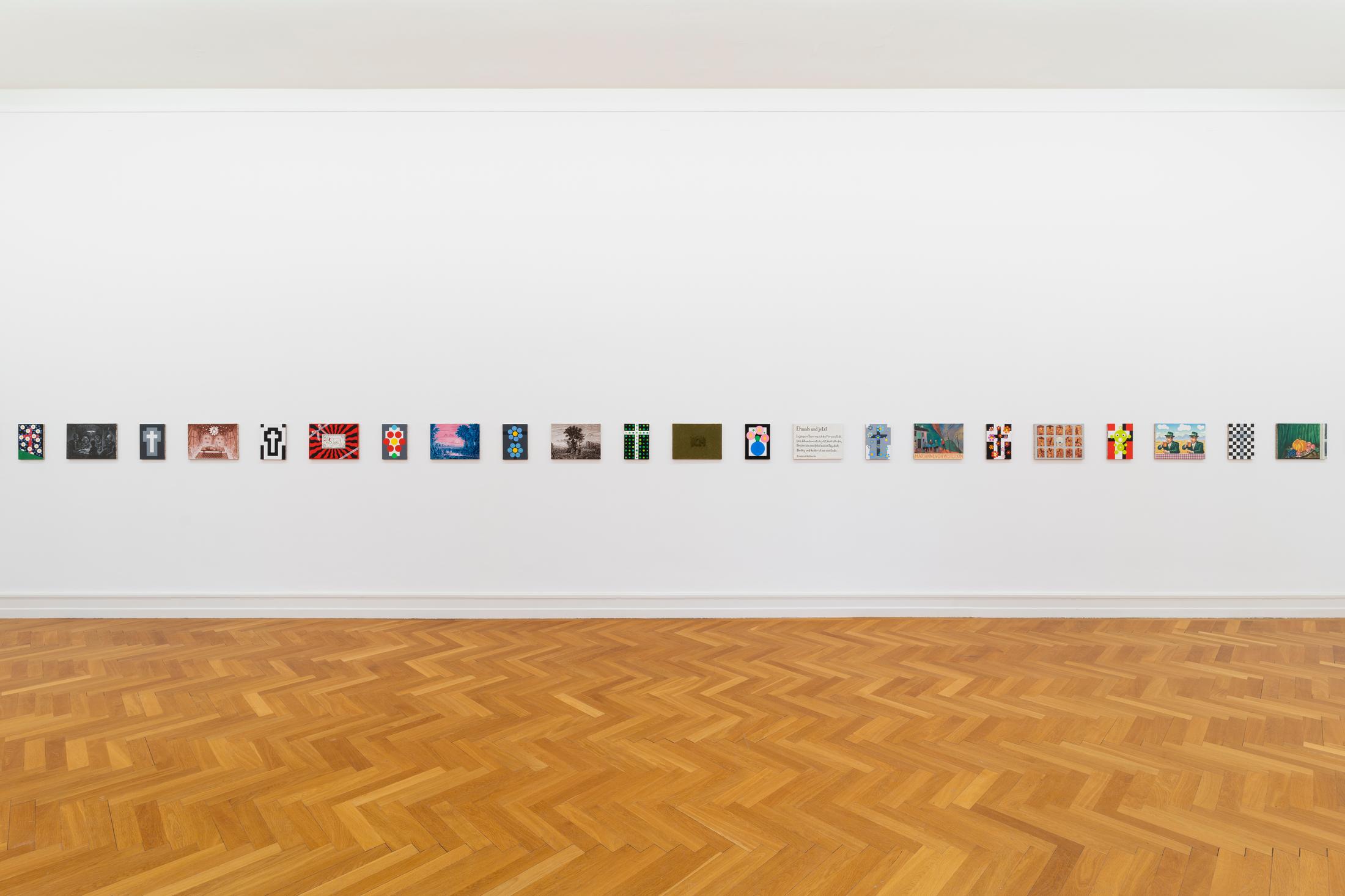 Exhibition View Jean-Frédéric Schnyder Solo Show at Kunsthalle Bern, Berne, 2022 / Photo: Gunnar Meier / Courtesy: the artist and Kunsthalle Bern