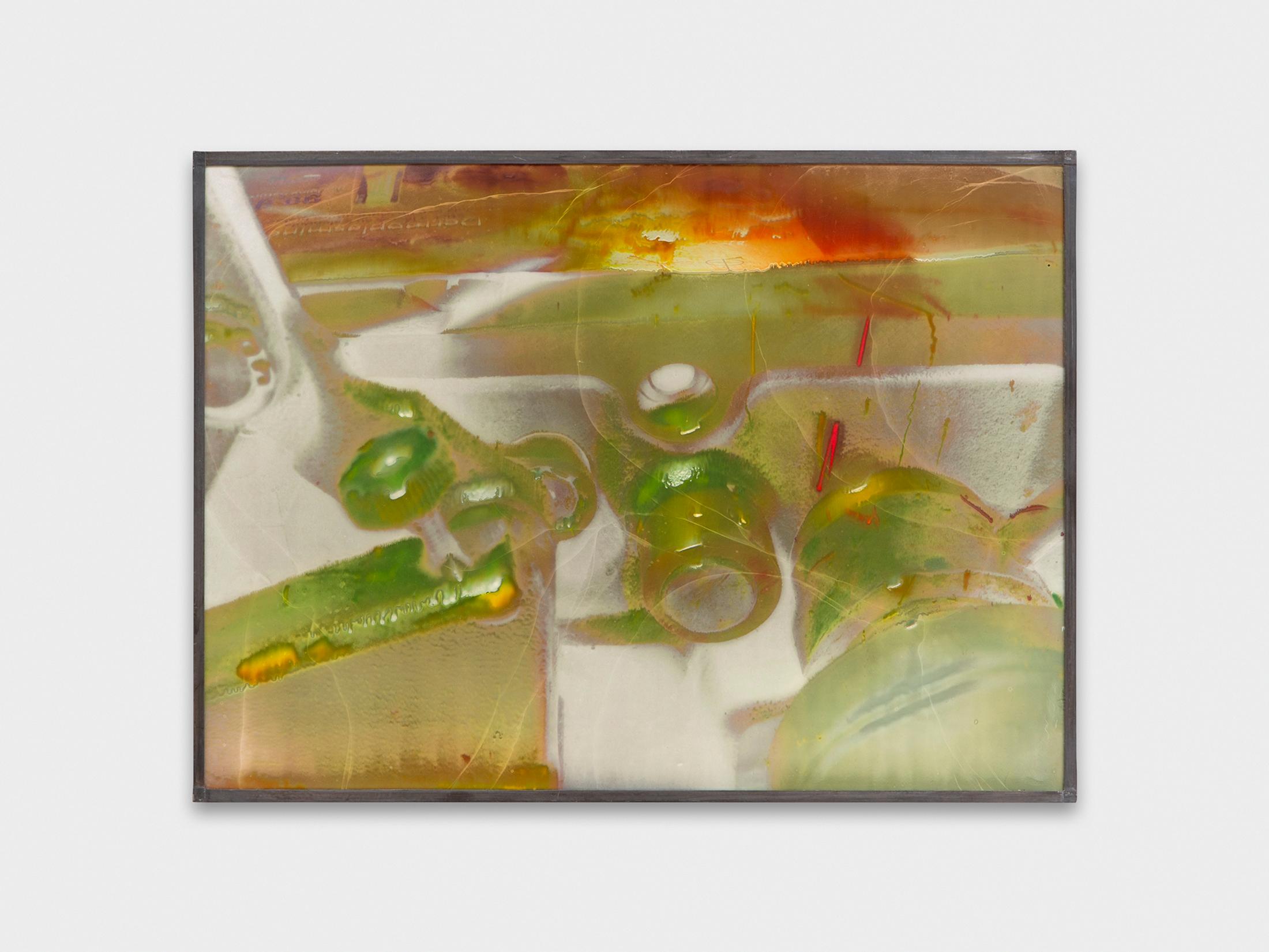 Exhibition View Jean-Vincent Simonet Solo Show «Heirloom; view on Jean-Vincent Simonet, Inkwell (heirloom), 2022» at Sentiment, Zurich 2022 / Photo: Philipp Rupp and Julien Gremaud / Courtesy: the artist and Sentiment