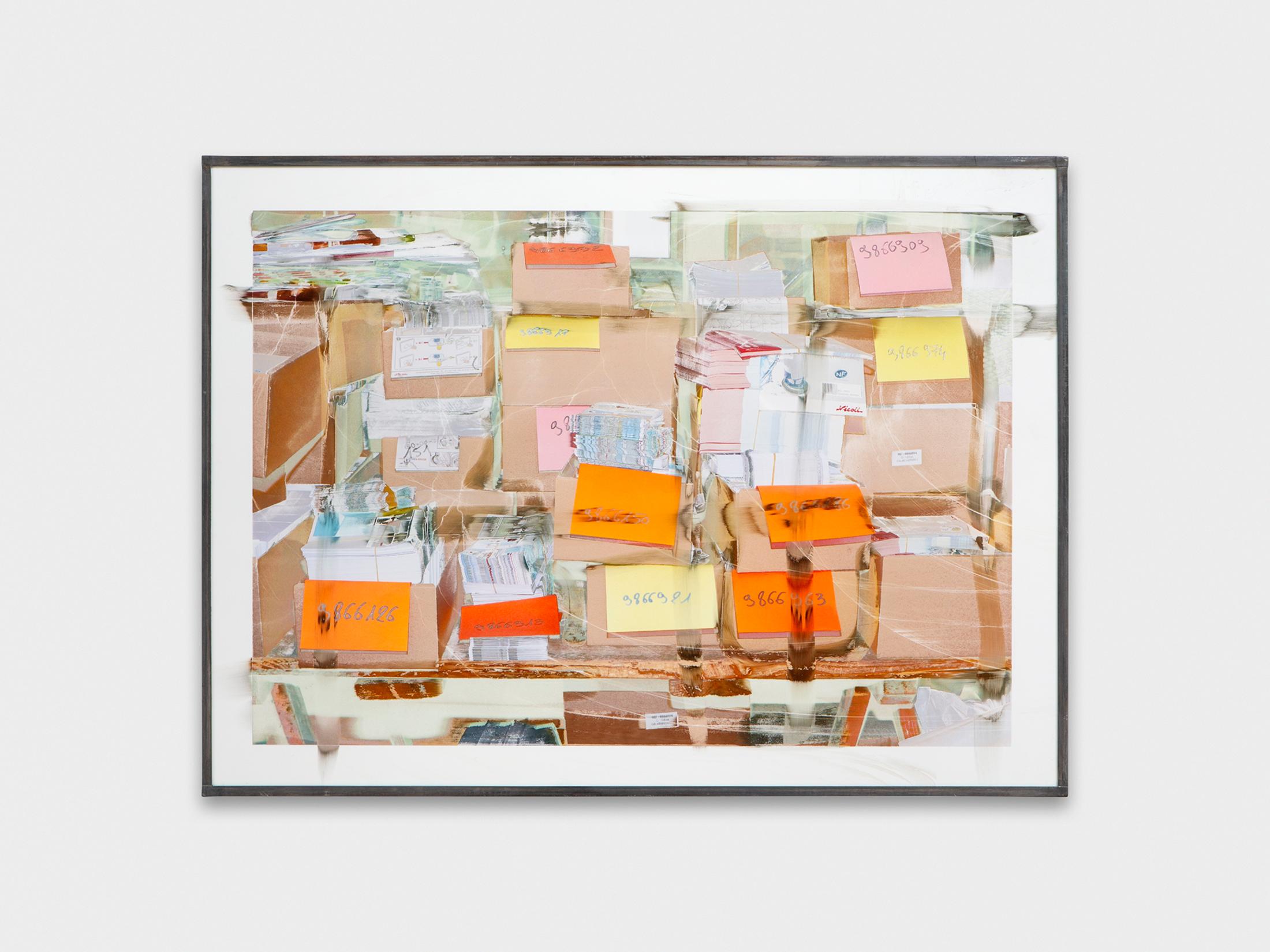 Exhibition View Jean-Vincent Simonet Solo Show «Heirloom; view on Jean-Vincent Simonet, The archive (heirloom), 2022» at Sentiment, Zurich 2022 / Photo: Philipp Rupp and Julien Gremaud / Courtesy: the artist and Sentiment