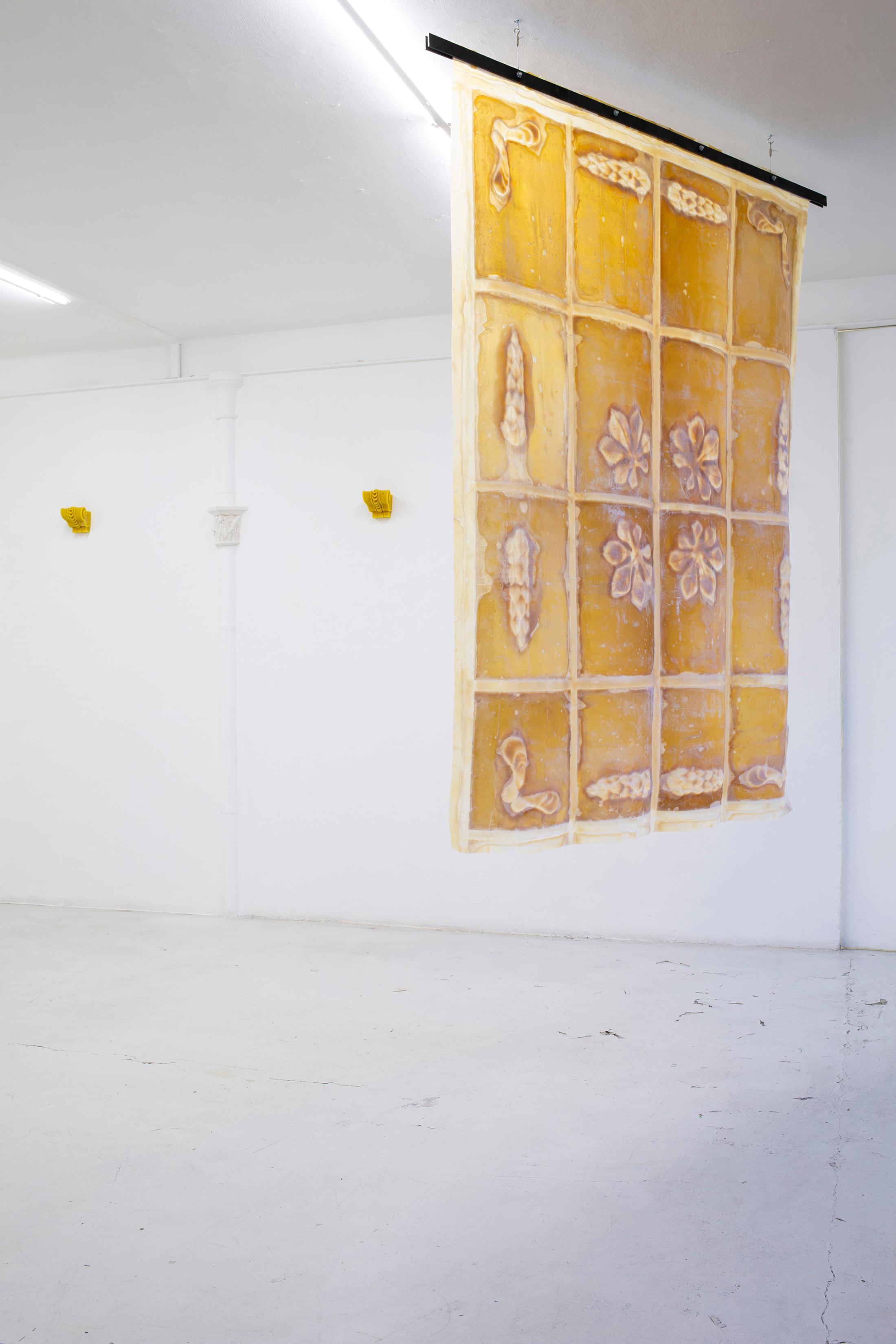 Exhibition View Jeanne Tara Solo Show «L'utile et l'agréable» at andata.ritorno, Geneva, 2023 / Photo: Carla da Silva / Courtesy: the artist and andata.ritorno