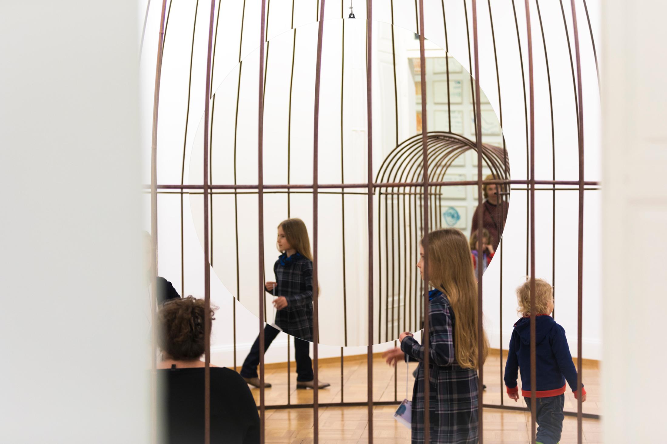 Exhibition view Jeppe Hein "Inhale, Hold, Exhale" at Kunstmuseum Thun, 2018 / Photo: Ian G. C. White / Courtesy: the artist