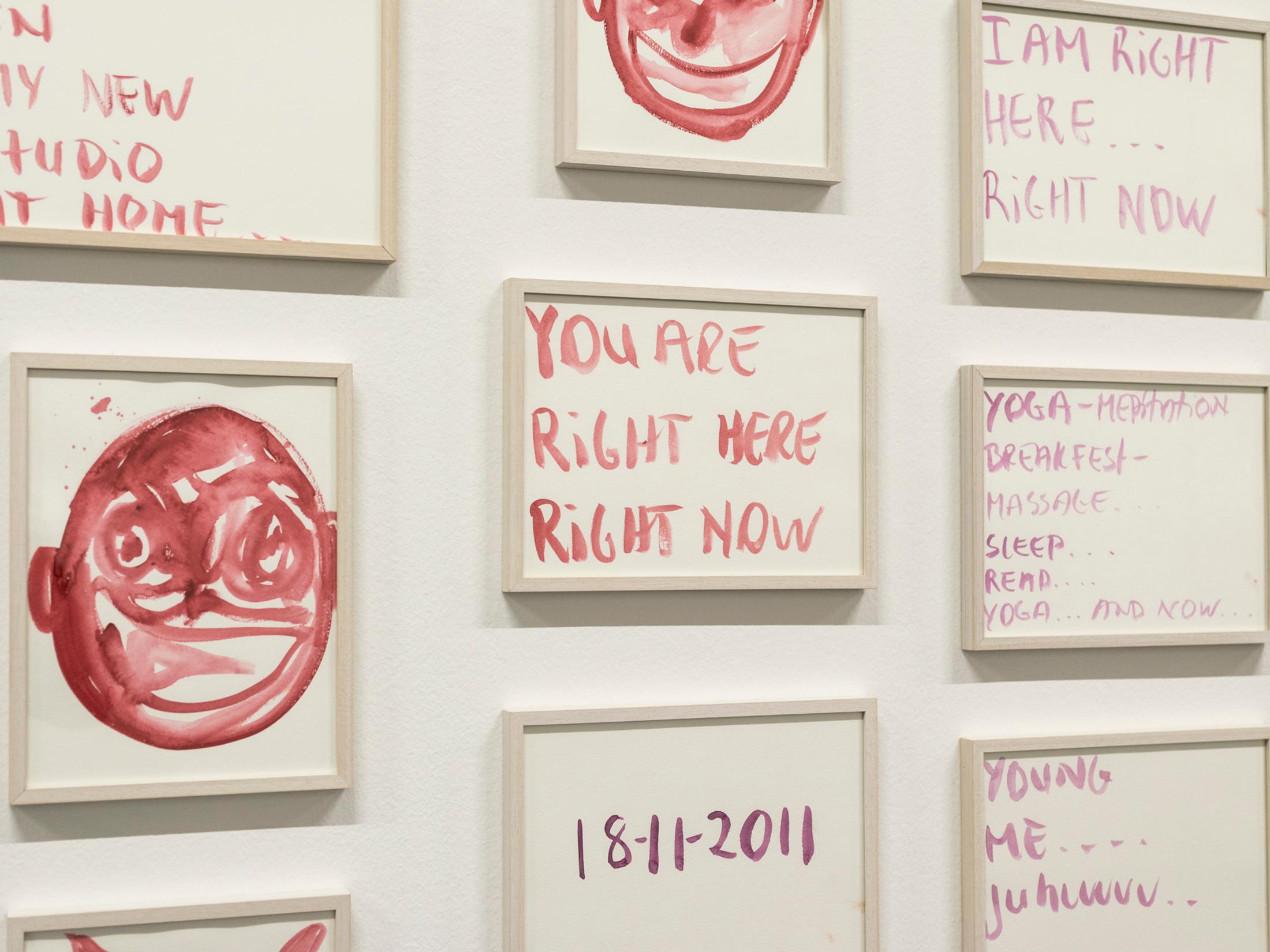 Exhibition view Jeppe Hein "Inhale, Hold, Exhale" at Kunstmuseum Thun, 2018 / Photo: Ian G. C. White / Courtesy: the artist