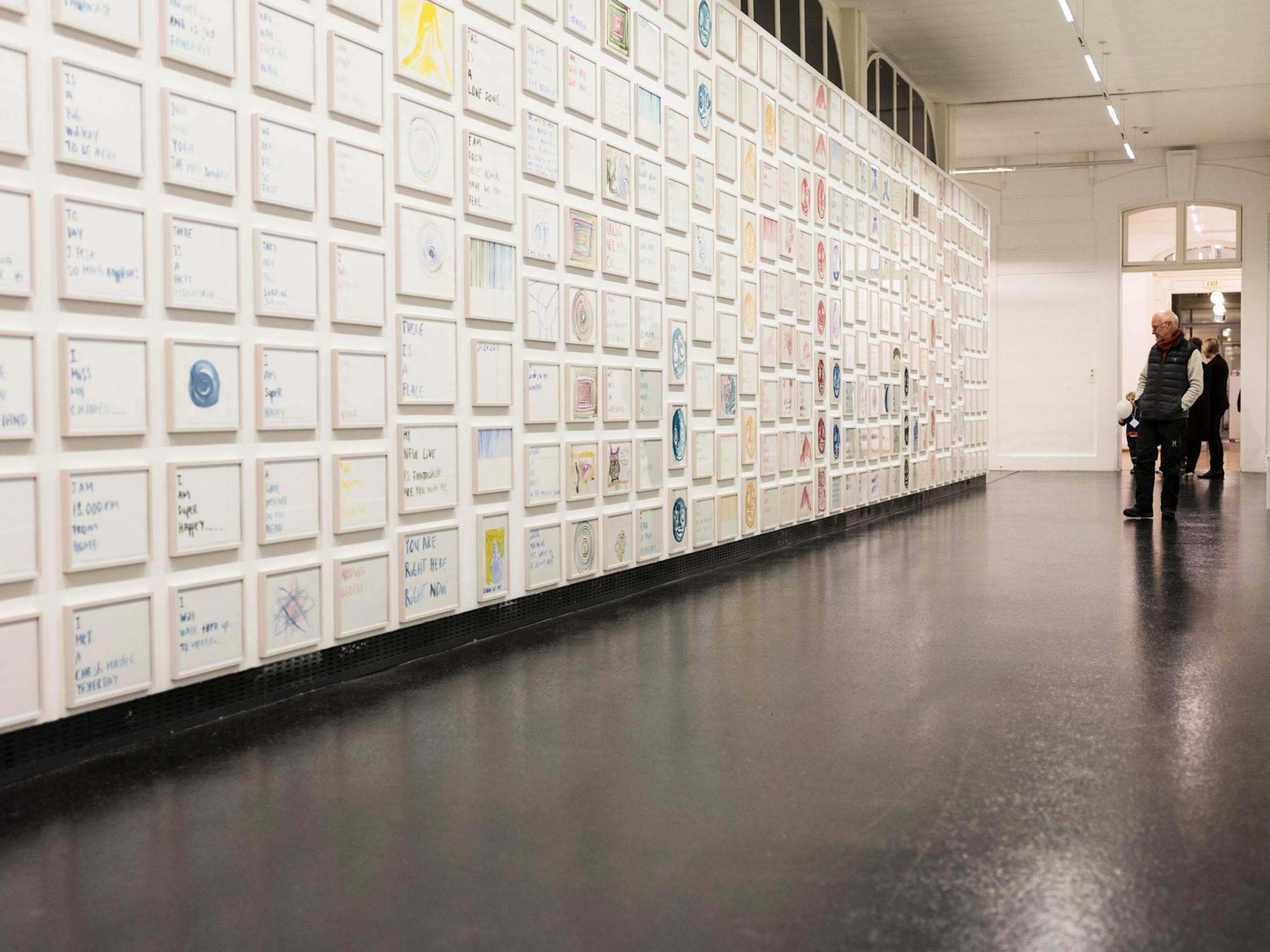 Exhibition view Jeppe Hein "Inhale, Hold, Exhale" at Kunstmuseum Thun, 2018 / Photo: Ian G. C. White / Courtesy: the artist