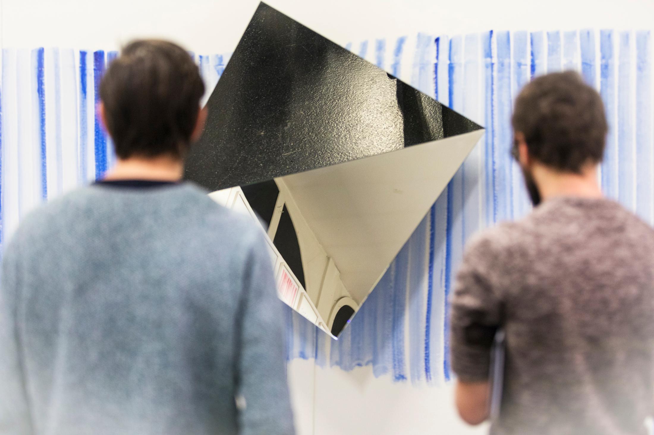 Exhibition view Jeppe Hein "Inhale, Hold, Exhale" at Kunstmuseum Thun, 2018 / Photo: Ian G. C. White / Courtesy: the artist