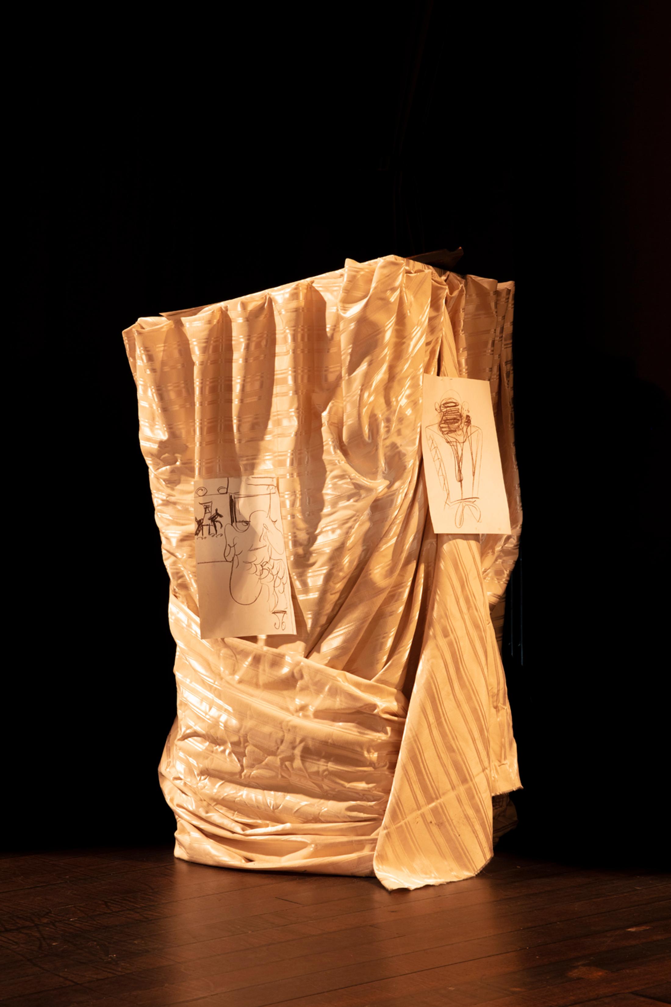 Exhibition View Jessy Razafimanfimby Soloshow "Droit de Visite de Digestion" at Alpina Huus x Arsenic, Lausanne, 2019 / Photo: Cyril Porchet / Courtesy: the artist Alpina Huus | Arsenic, Contemporary Performing Arts Centre, Lausanne