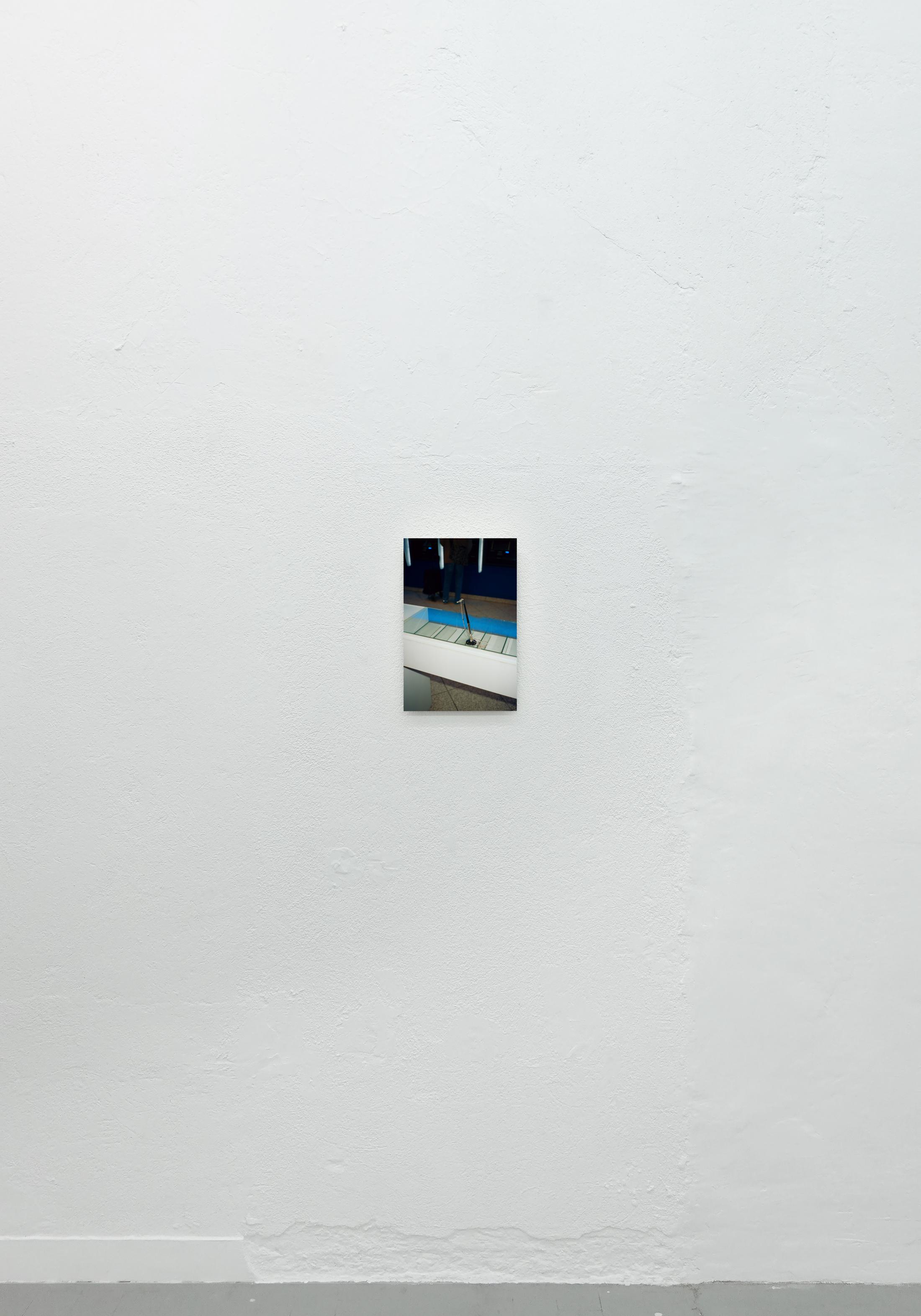 Exhibition View Duo Show «Words happen like clouds; view on Jiajia Zhang, Performance (Citi Bank), 2022» at Sgomento, Zurich, 2022 / Photo: SZ / Courtesy: the artist and Sgomento