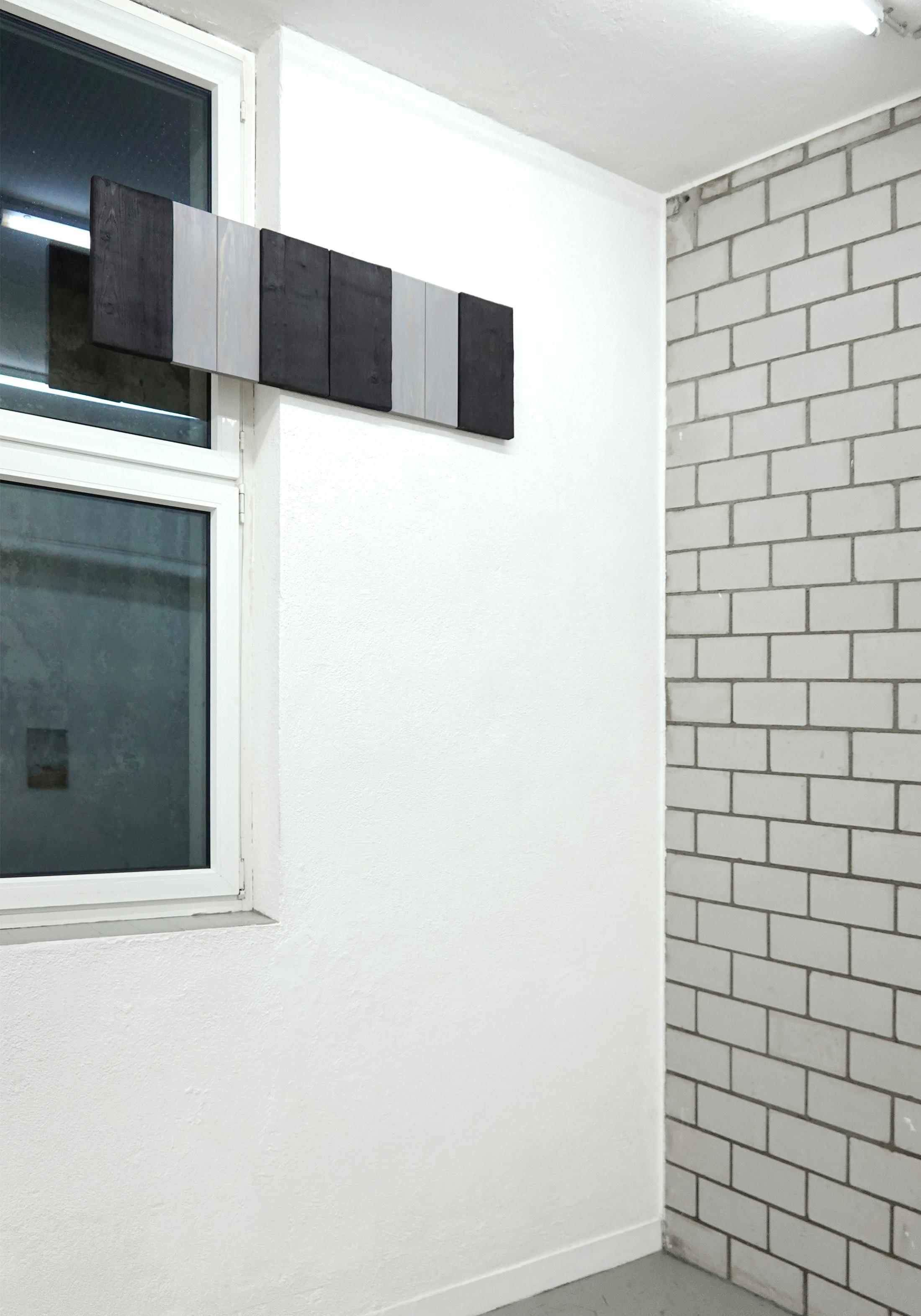 Exhibition View Duo Show «Words happen like clouds; view on Marco Rigoni, Untitled-A3, 2022» at Sgomento, Zurich, 2022 / Photo: SZ / Courtesy: the artists and Sgomento