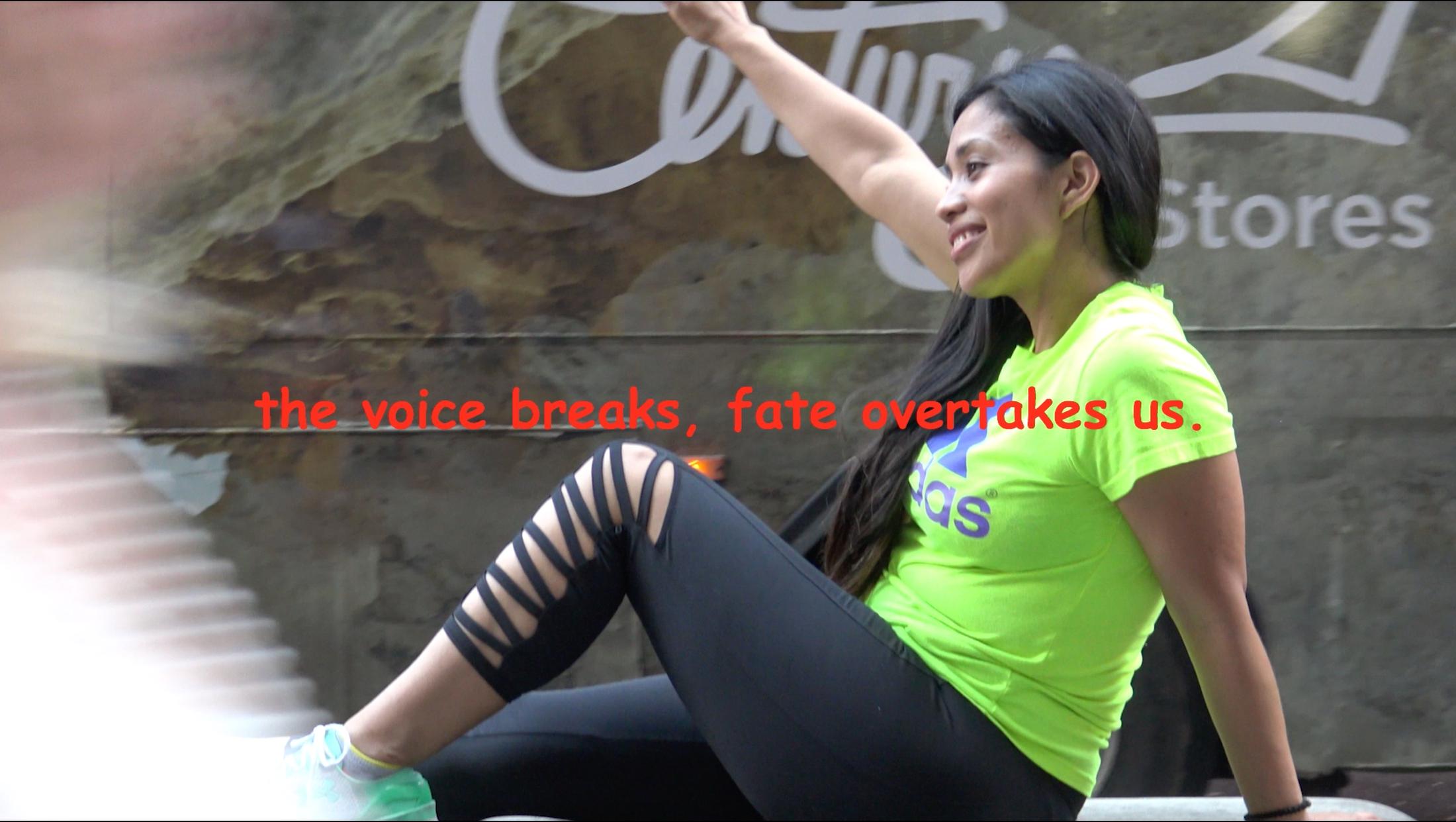 Exhibition View Jiajia Zhang Solo Show «If Every Day Were a Holiday, Towns Would Be More Mysterious; view on Jiajia Zhan, Filmstill: Is Sun Still or Moving?, 2021, HD video, color, sound, 11’34”, loop» at Coalmine, Winterthur, 2021 / Courtesy: the artist and Coalmine