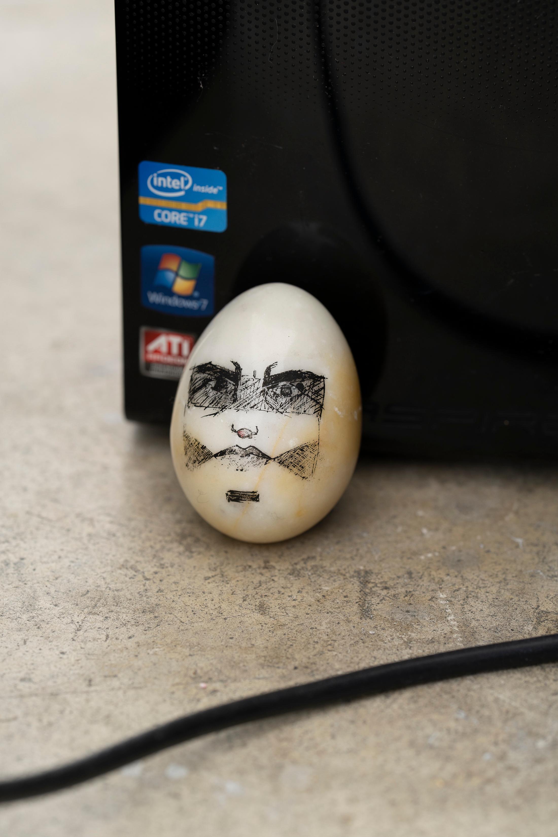 Exhibition View Group Show «THIS MESSAGE COULD BE FOR YOU» at Milieu, Berne, 2023 / Photo: Claude Barrault / Courtesy: the artists and Milieu