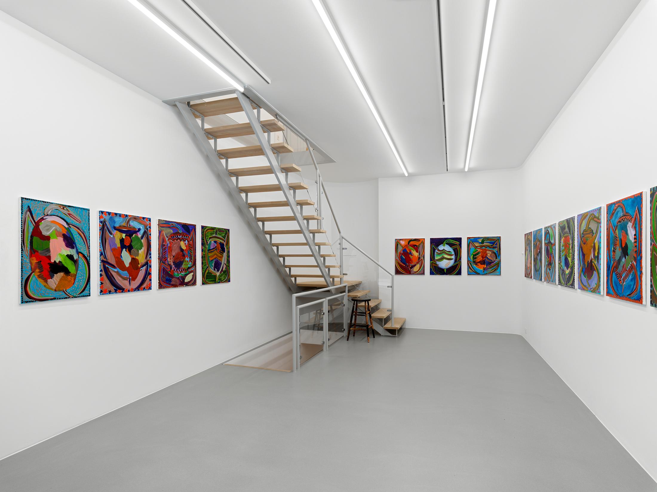 Exhibition View Josh Smith Soloshow «Life» at Galerie Eva Presenhuber, Rämistrasse, Zurich, 2020 / © Josh Smith / Photo: Stefan Altenburger / Courtesy: the artist and Galerie Eva Presenhuber, Zurich / New York