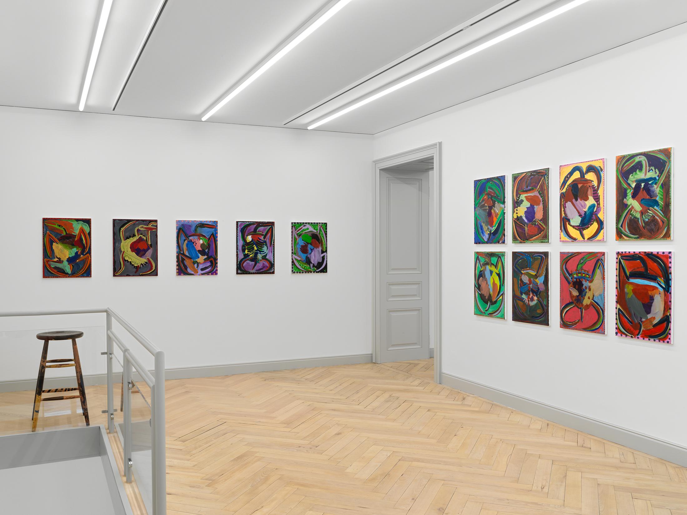 Exhibition View Josh Smith Soloshow «Life» at Galerie Eva Presenhuber, Rämistrasse, Zurich, 2020 / © Josh Smith / Photo: Stefan Altenburger / Courtesy: the artist and Galerie Eva Presenhuber, Zurich / New York