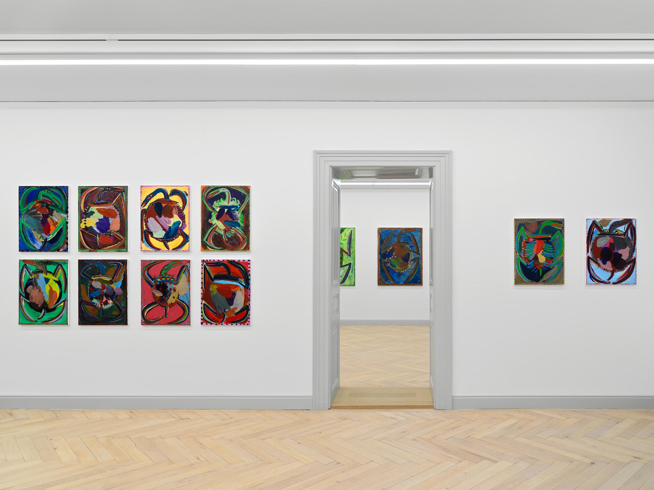 Exhibition View Josh Smith Soloshow «Life» at Galerie Eva Presenhuber, Rämistrasse, Zurich, 2020 / © Josh Smith / Photo: Stefan Altenburger / Courtesy: the artist and Galerie Eva Presenhuber, Zurich / New York