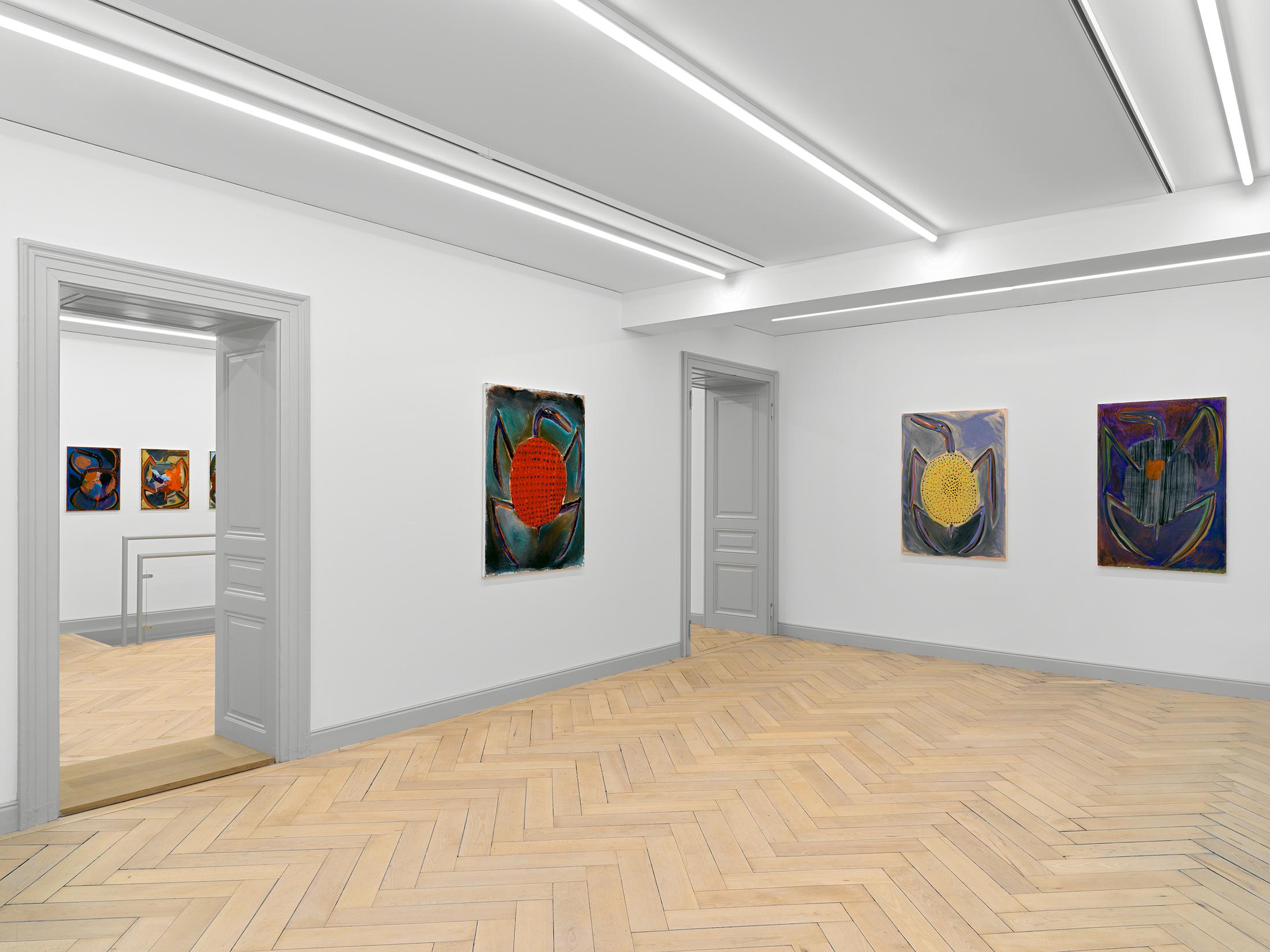 Exhibition View Josh Smith Soloshow «Life» at Galerie Eva Presenhuber, Rämistrasse, Zurich, 2020 / © Josh Smith / Photo: Stefan Altenburger / Courtesy: the artist and Galerie Eva Presenhuber, Zurich / New York