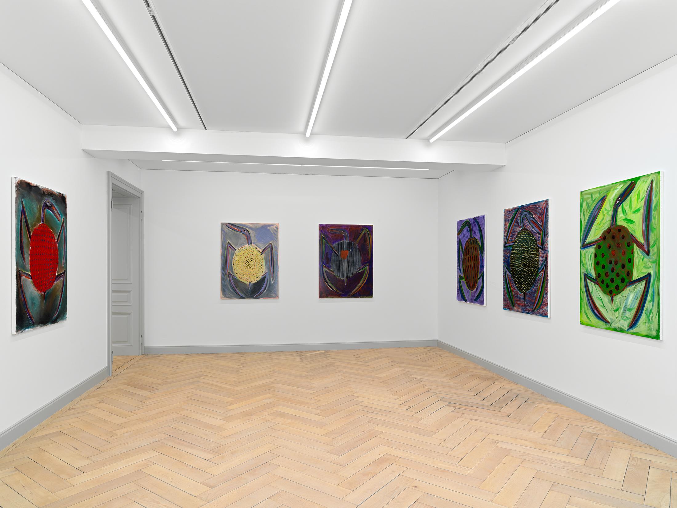 Exhibition View Josh Smith Soloshow «Life» at Galerie Eva Presenhuber, Rämistrasse, Zurich, 2020 / © Josh Smith / Photo: Stefan Altenburger / Courtesy: the artist and Galerie Eva Presenhuber, Zurich / New York