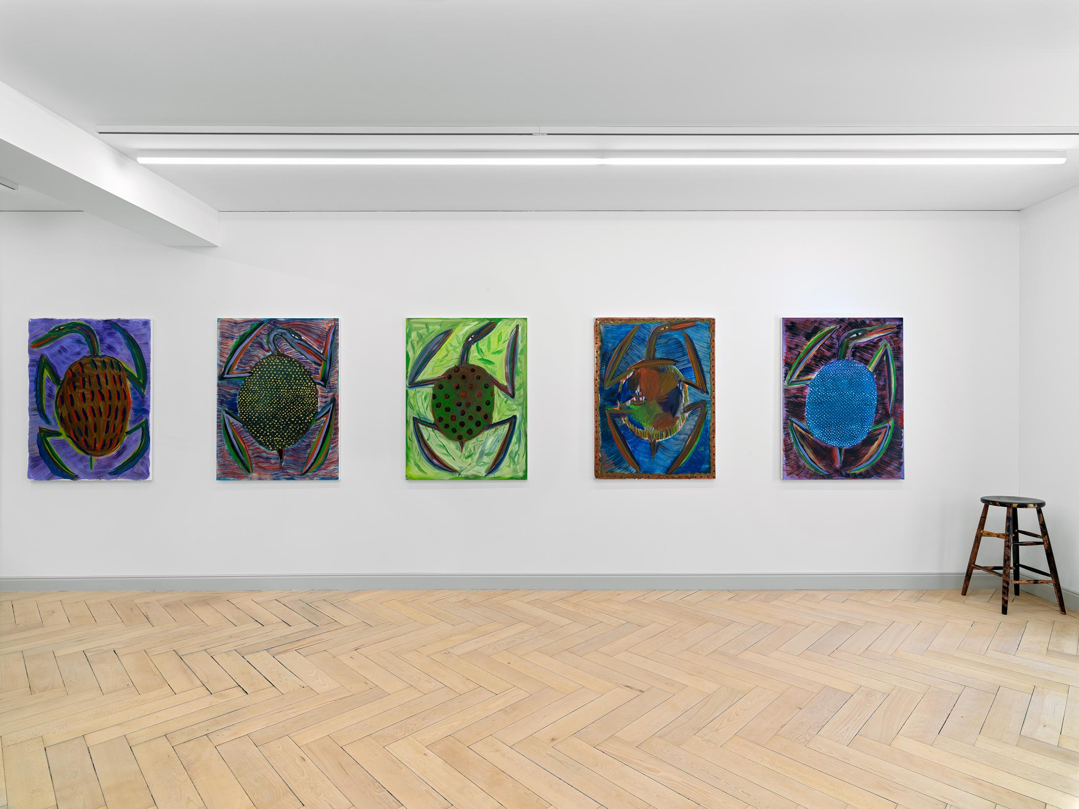 Exhibition View Josh Smith Soloshow «Life» at Galerie Eva Presenhuber, Rämistrasse, Zurich, 2020 / © Josh Smith / Photo: Stefan Altenburger / Courtesy: the artist and Galerie Eva Presenhuber, Zurich / New York