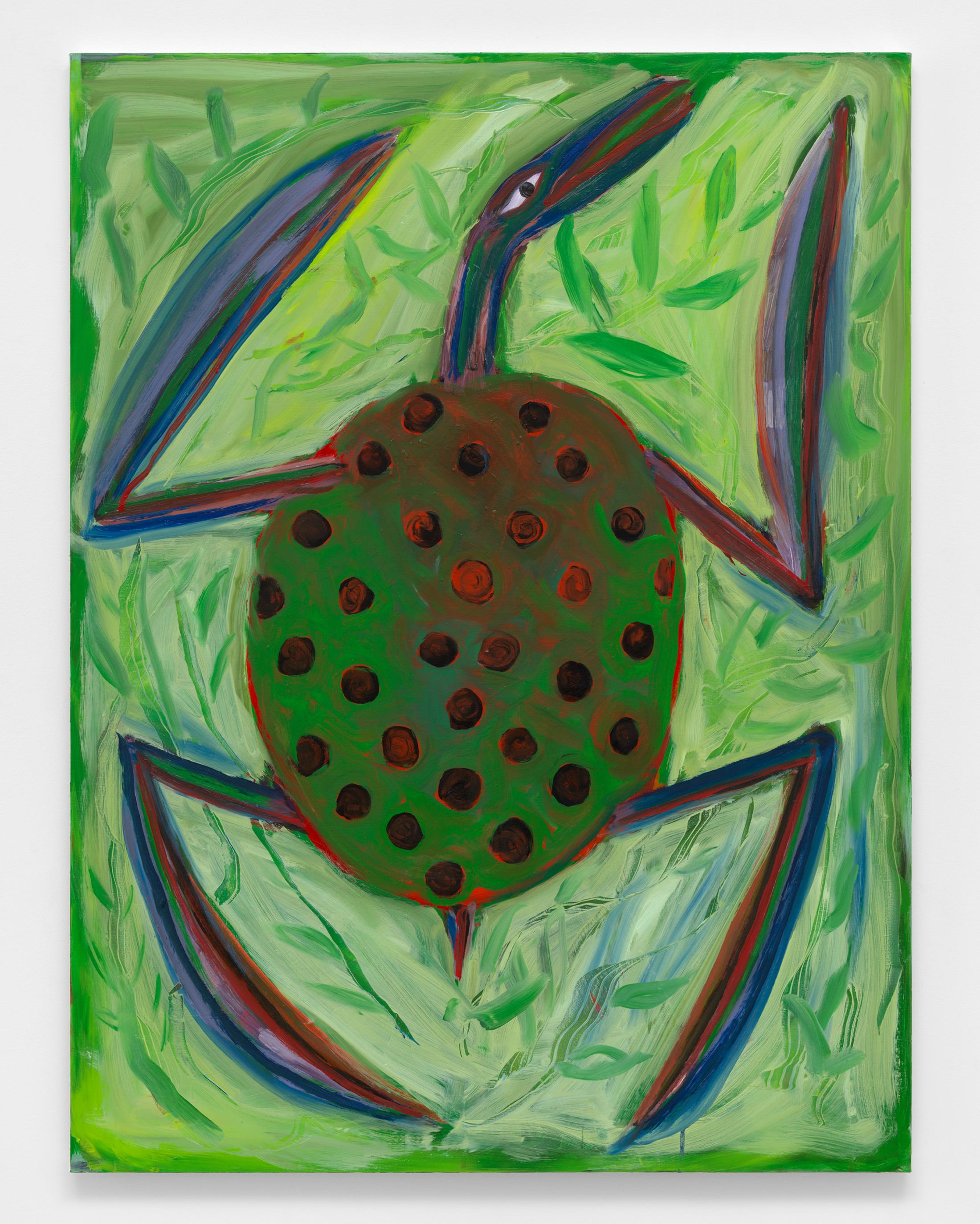 Exhibition View Josh Smith Soloshow «Life; view on Untitled, 2019, (Oil on canvas)» at Galerie Eva Presenhuber, Rämistrasse, Zurich, 2020 / © Josh Smith / Photo: Dan Bradica / Courtesy: the artist, David Zwirner, and Galerie Eva Presenhuber, Zurich / New York